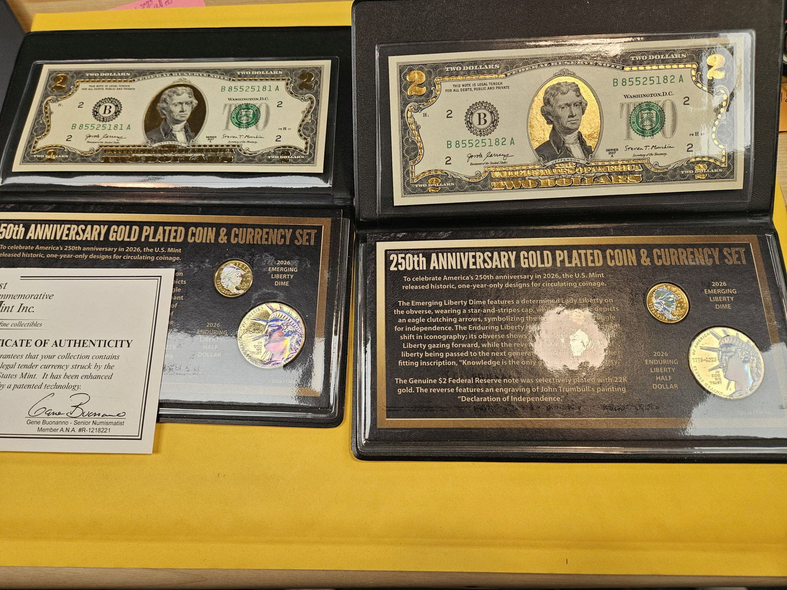 Two 250th Anniversary Sets - 3