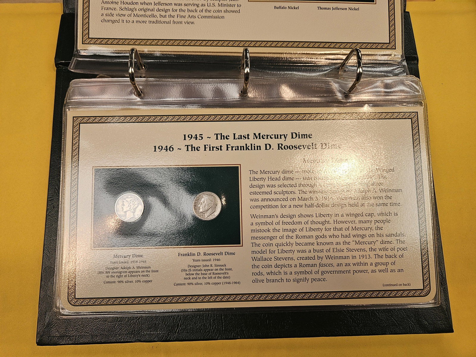 First and Last US Coins Album - 3