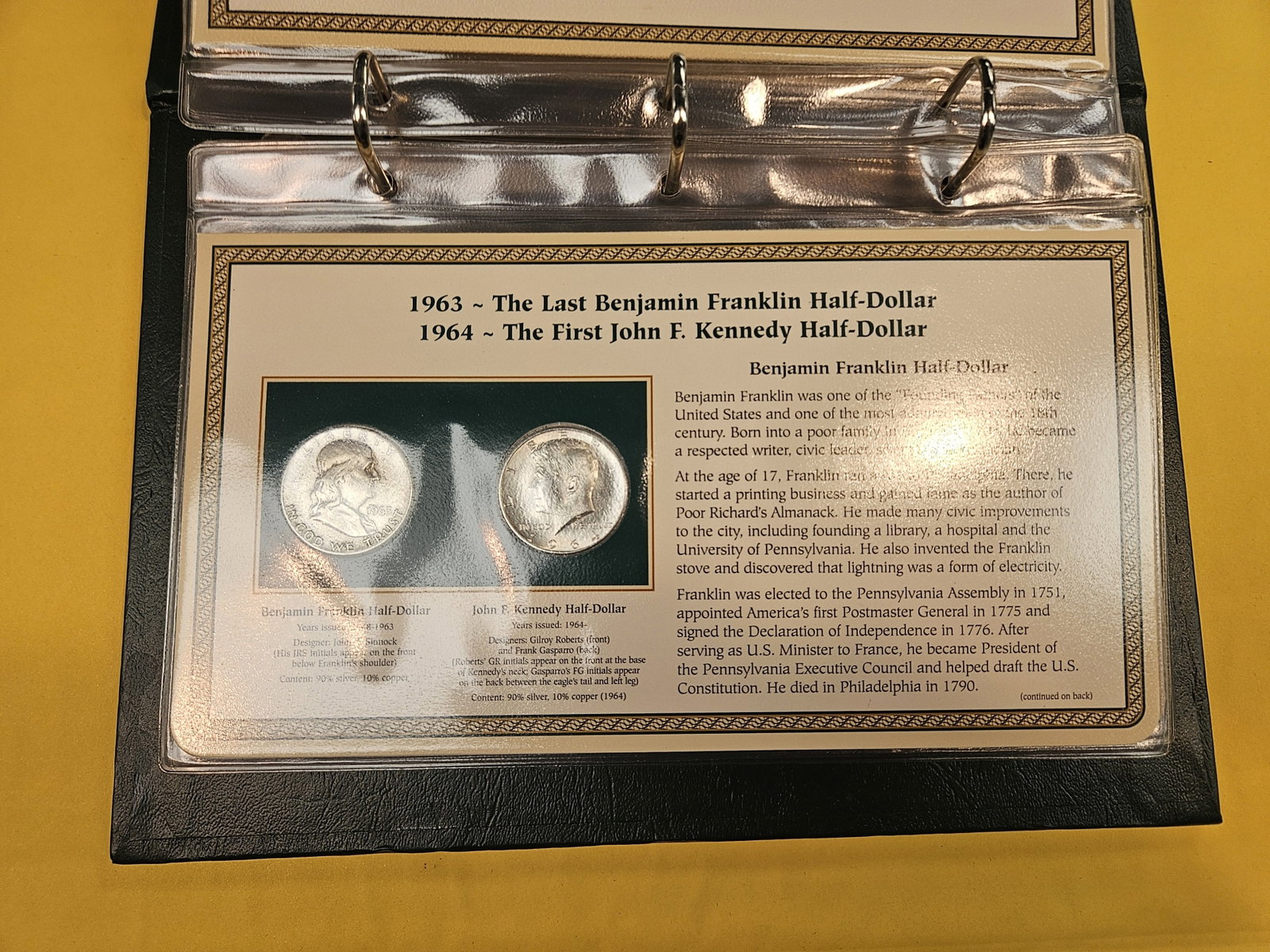 First and Last US Coins Album - 5