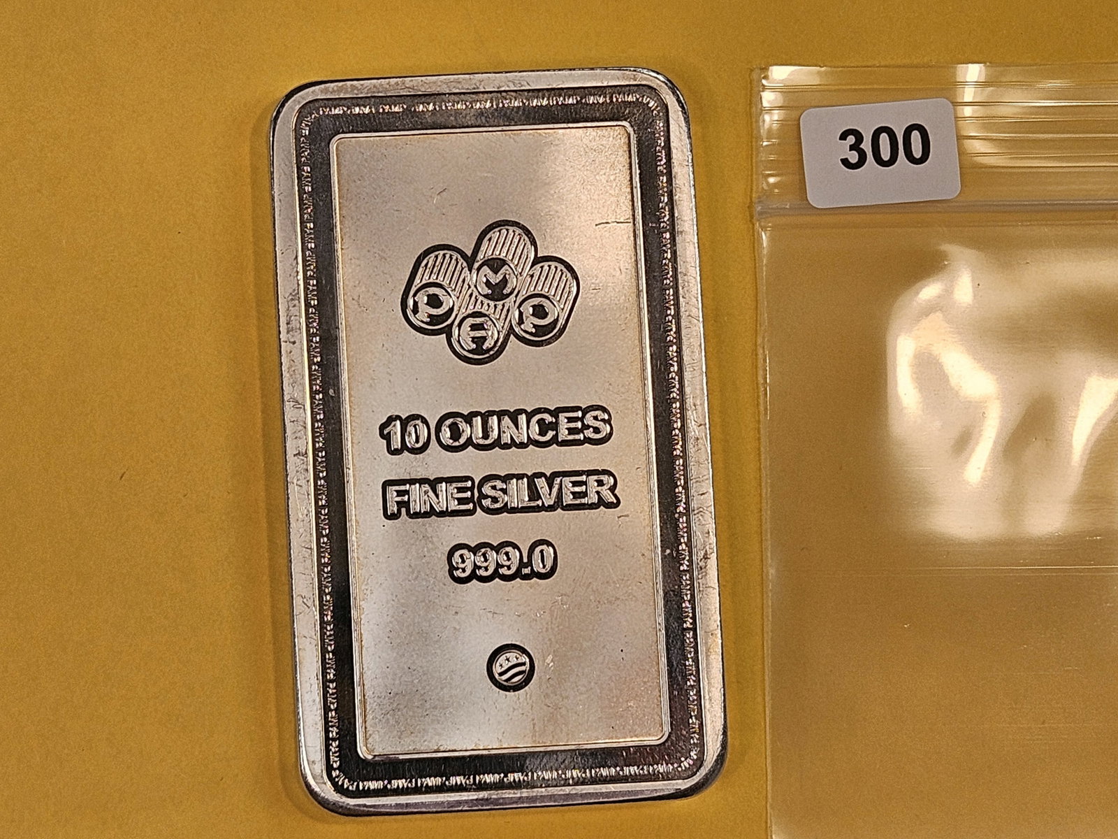 TEN Troy ounce .999 fine silver art bar - 2