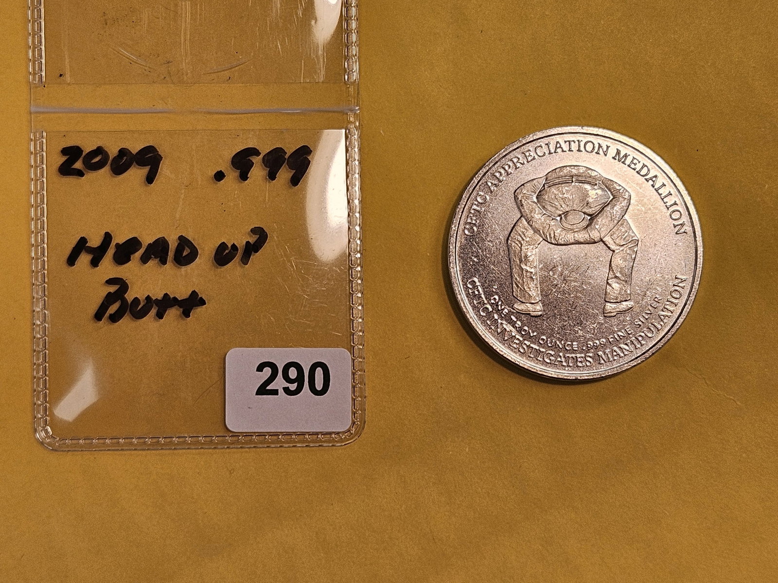 One Troy ounce .999 fine silver art round - 2