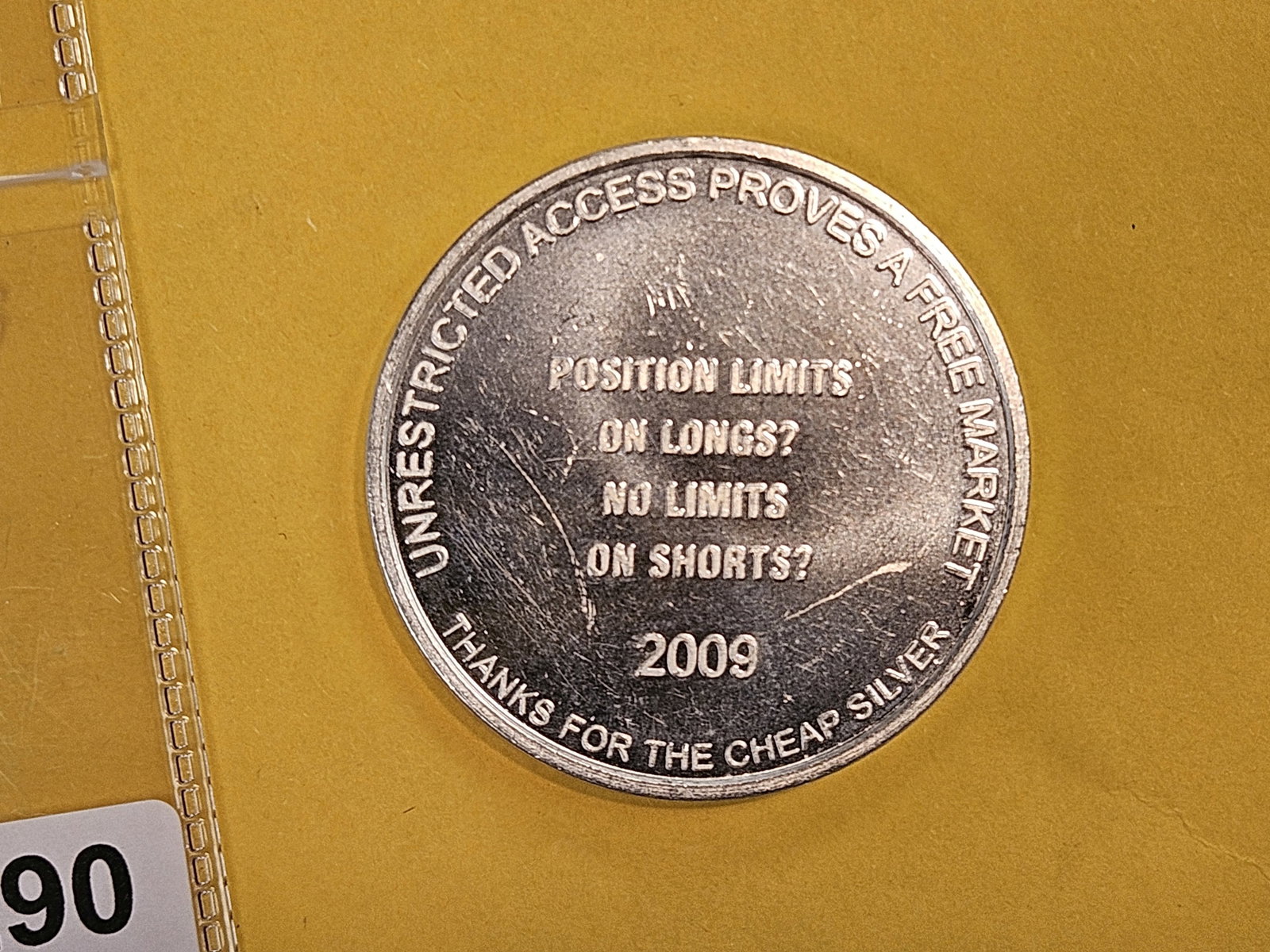 One Troy ounce .999 fine silver art round - 3