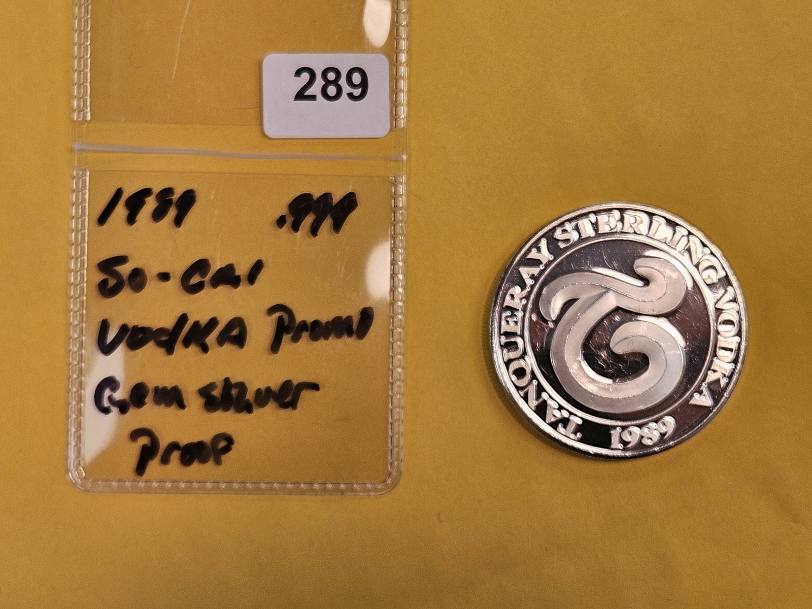 One Troy ounce .999 fine silver proof art round - 2