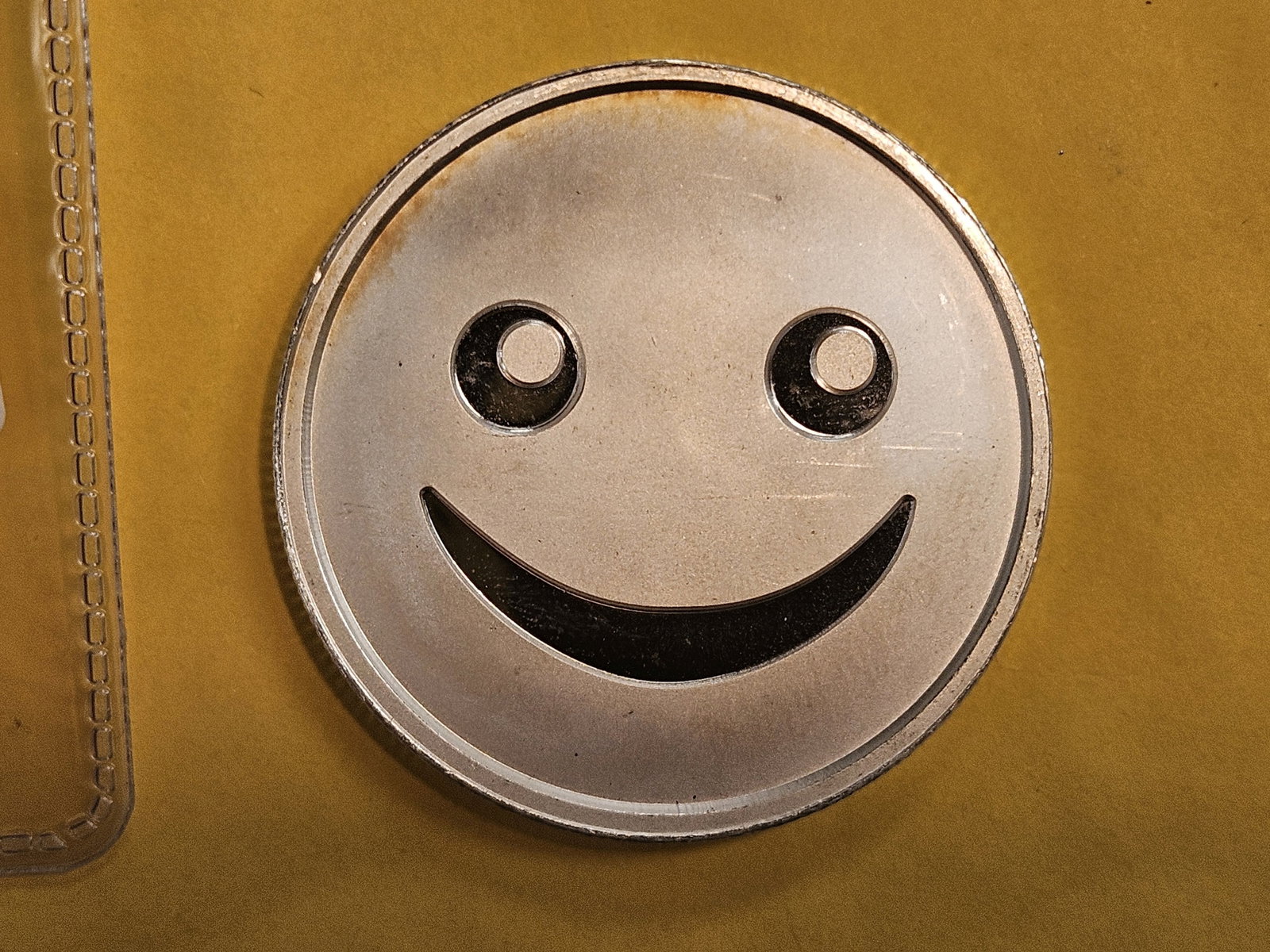 One Troy ounce .999 fine silver art round: Emojis