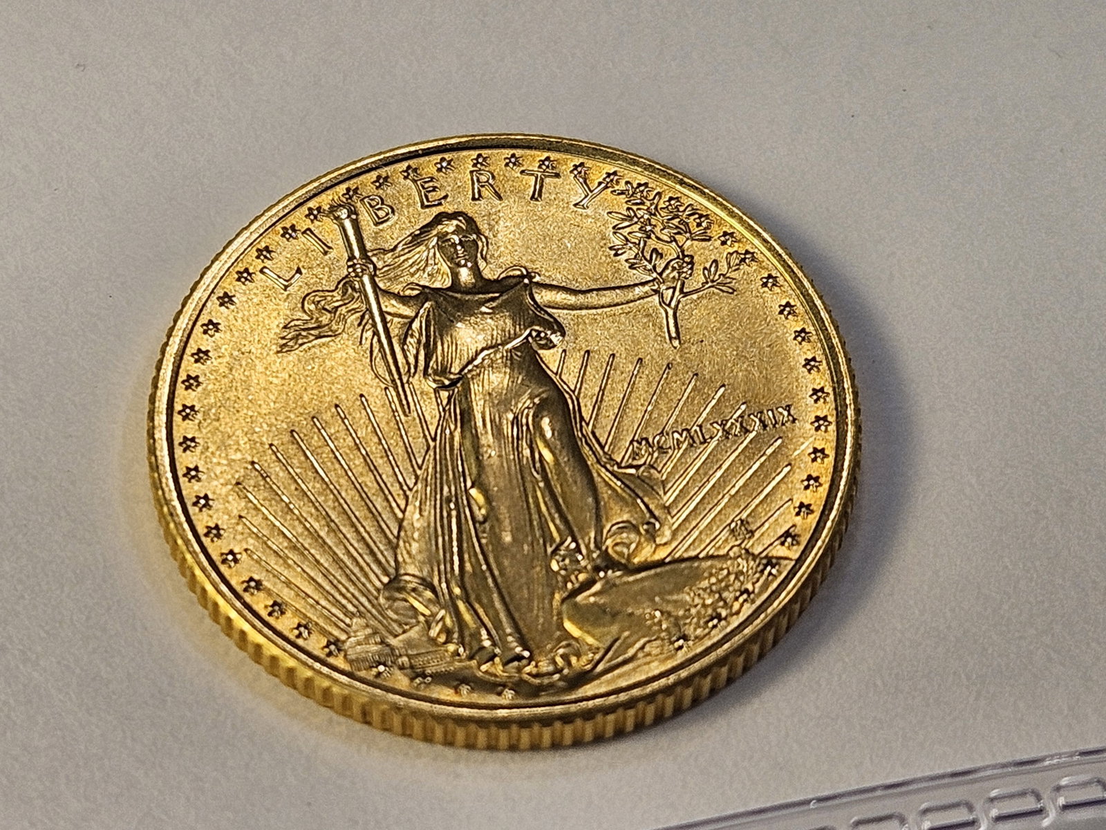GOLD! GEM Brilliant Uncirculated 1989 $10 Dollar American Gold Eagle - 2