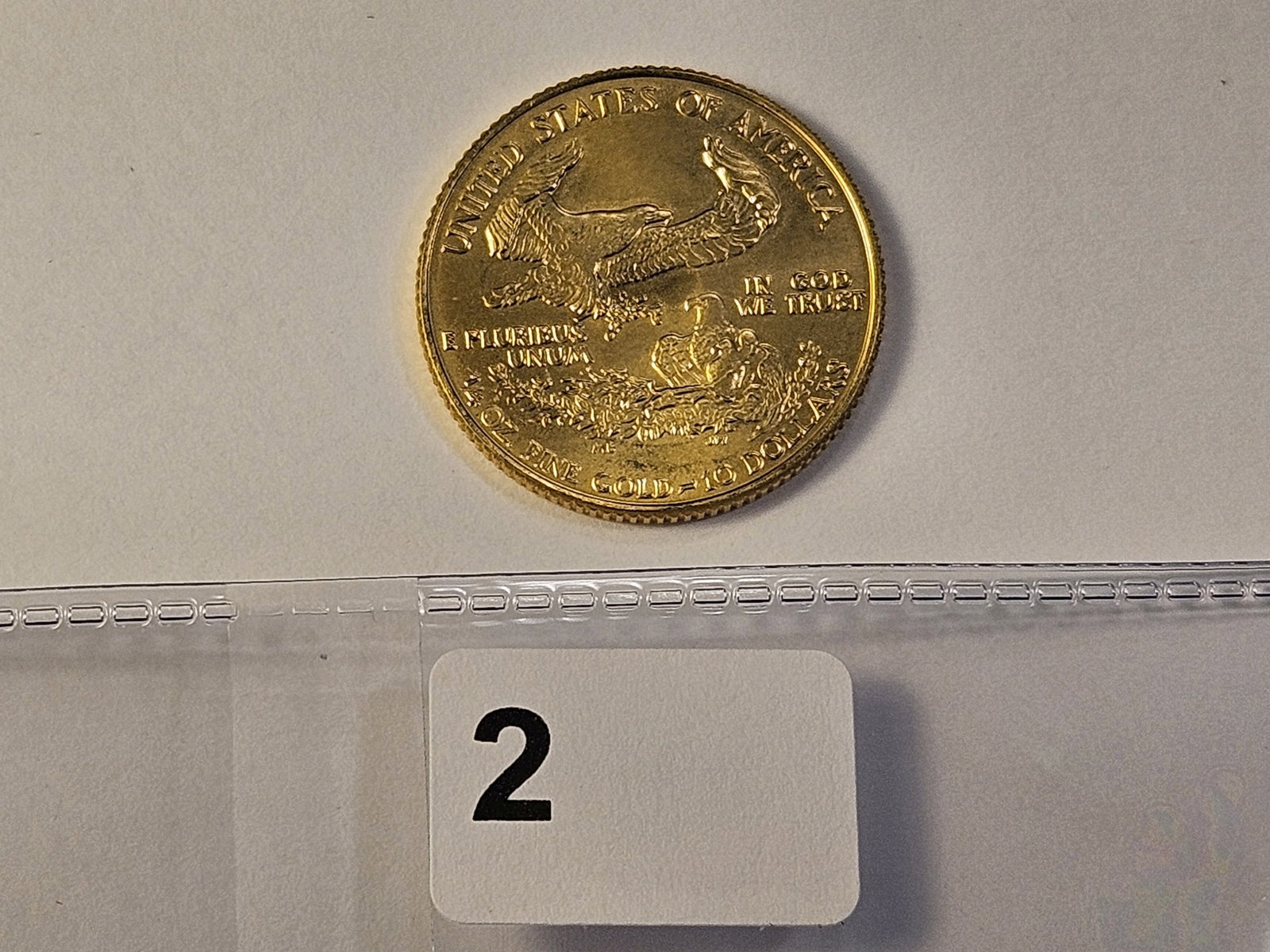 GOLD! GEM Brilliant Uncirculated 1989 $10 Dollar American Gold Eagle - 4