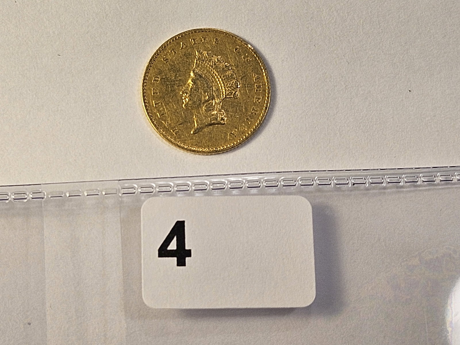 GOLD! Bright Circulated 1855 Liberty Head $1 Gold - 3