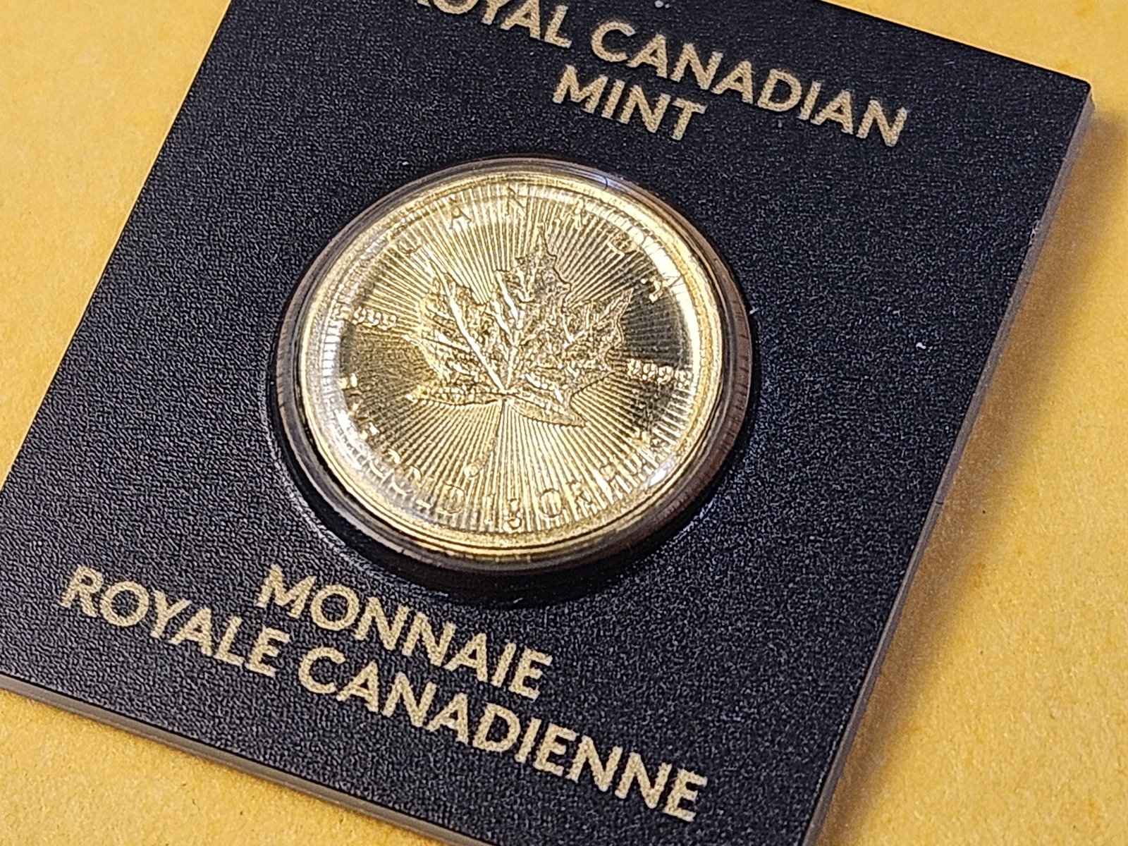 GOLD! Royal Canadian Mint 2023 Gold Fifty Cents - 2