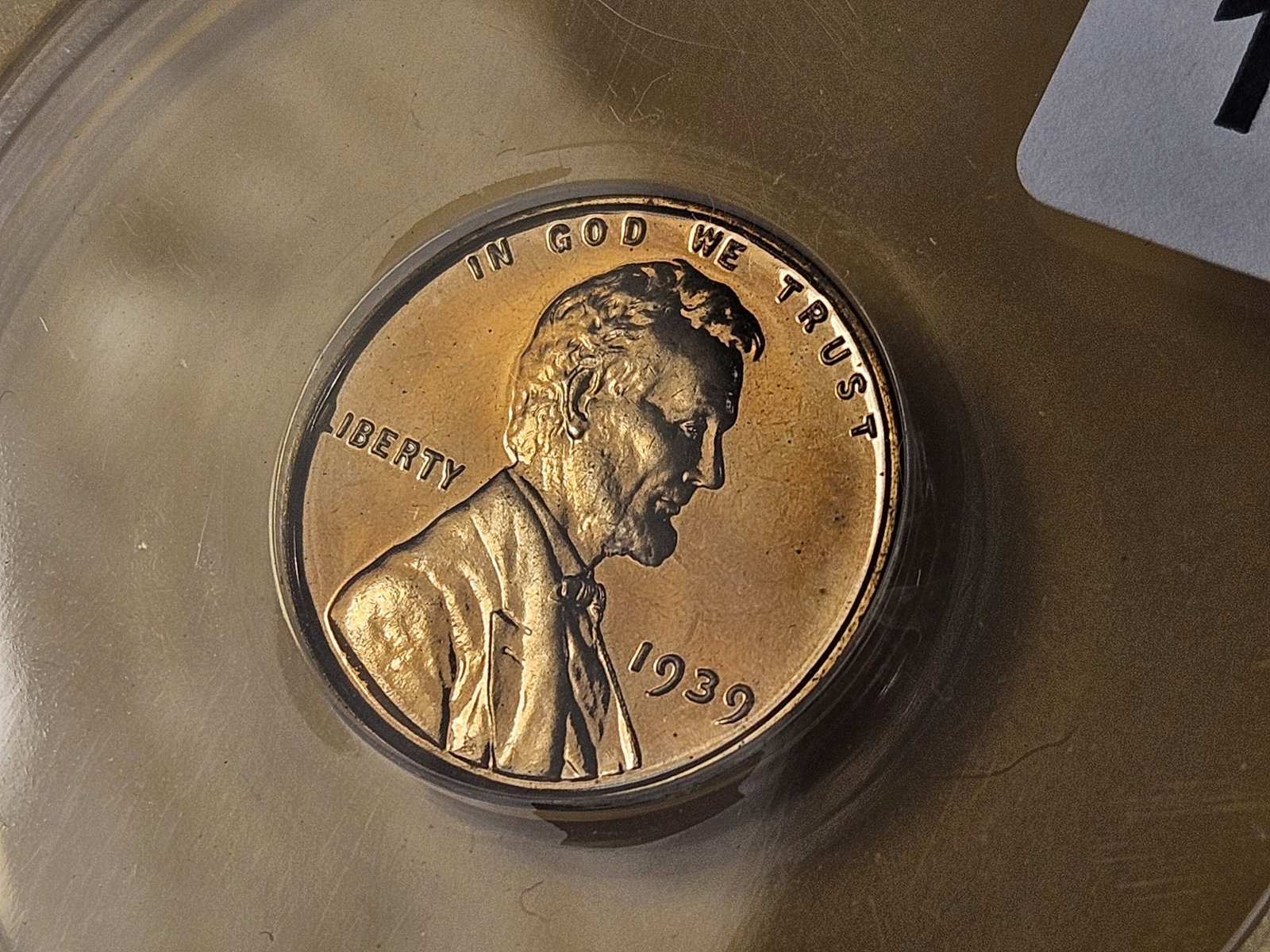 WOW! ANACS 1939 Lincoln Cent in Proof 67 Red - 3