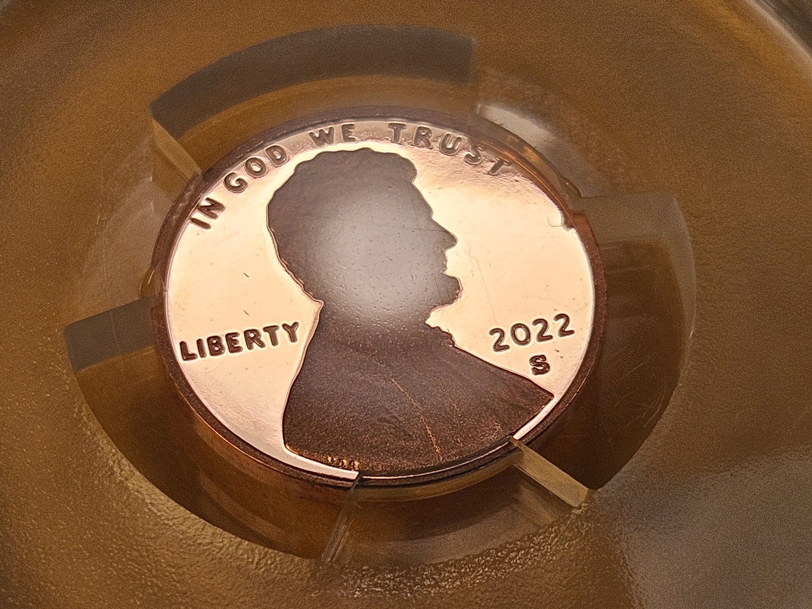 PERFECT! PCGS 2022-S Lincoln Shield Cent in Proof 70 Red Deep Cameo - 5