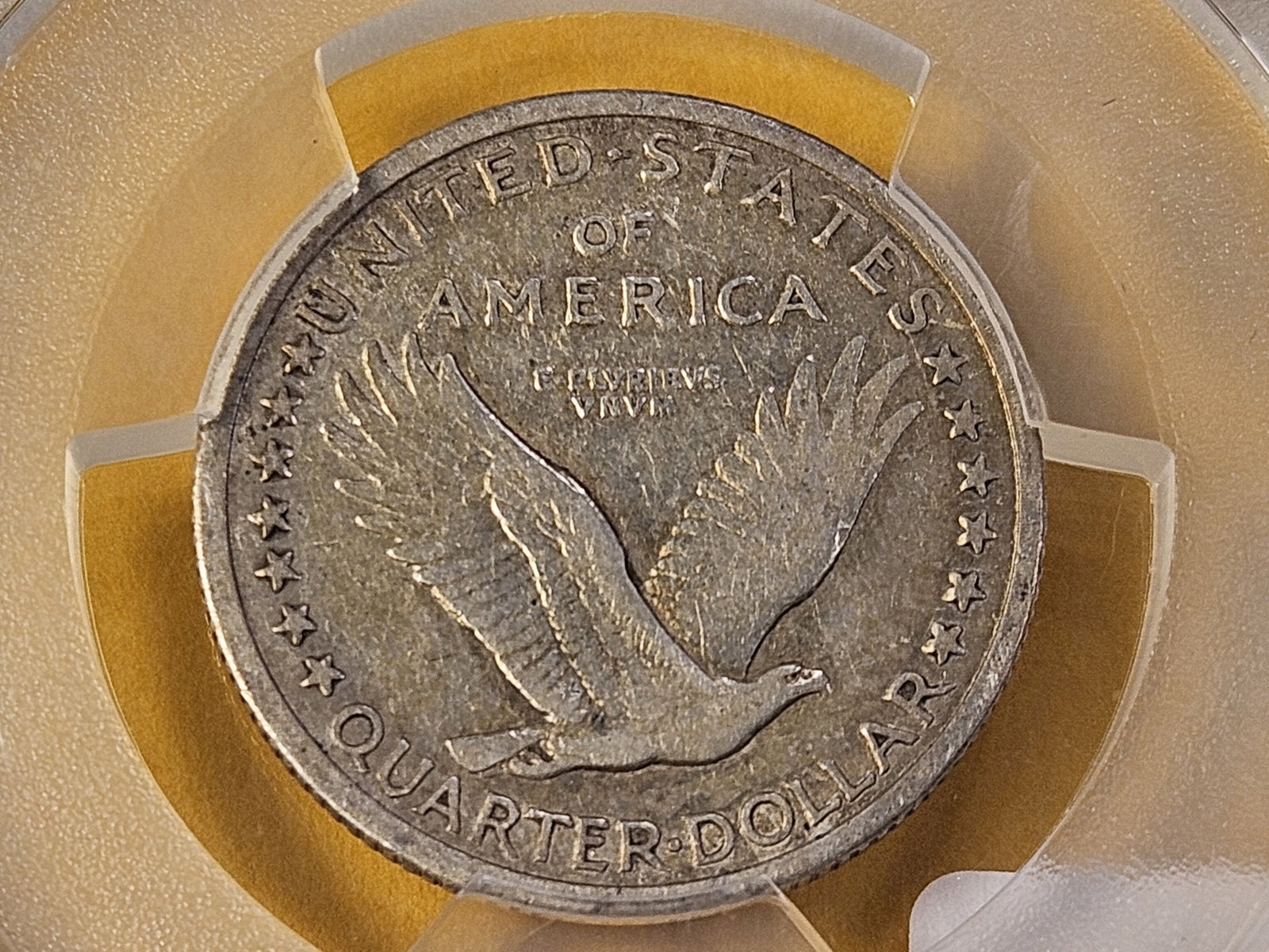 PCGS 1917 Standing Liberty Silver Quarter in Very Fine 35 - 4