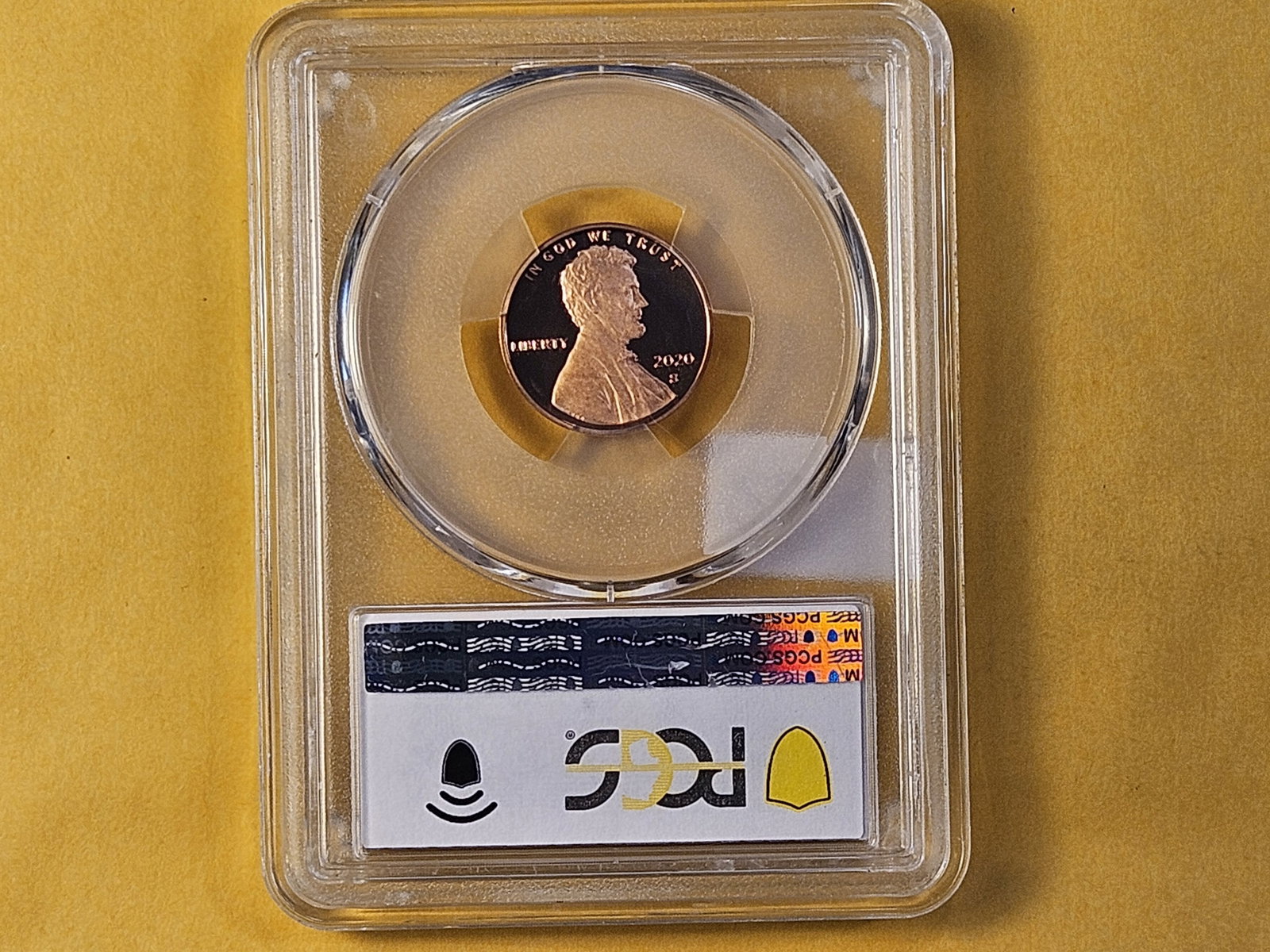 PCGS 2020-S Lincoln Shield Cent in Proof 69 Red Deep Cameo - 4