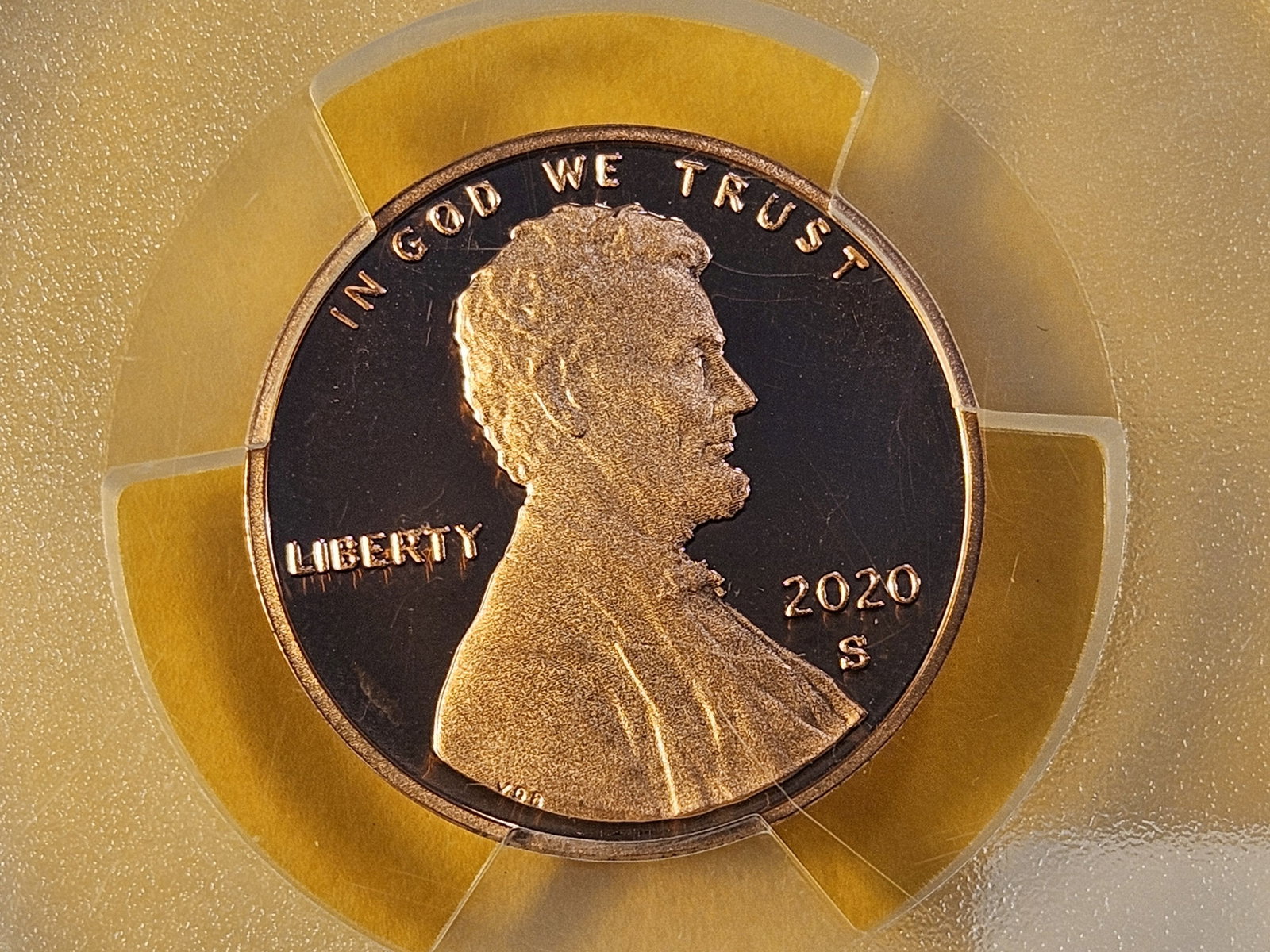 PCGS 2020-S Lincoln Shield Cent in Proof 69 Red Deep Cameo - 5