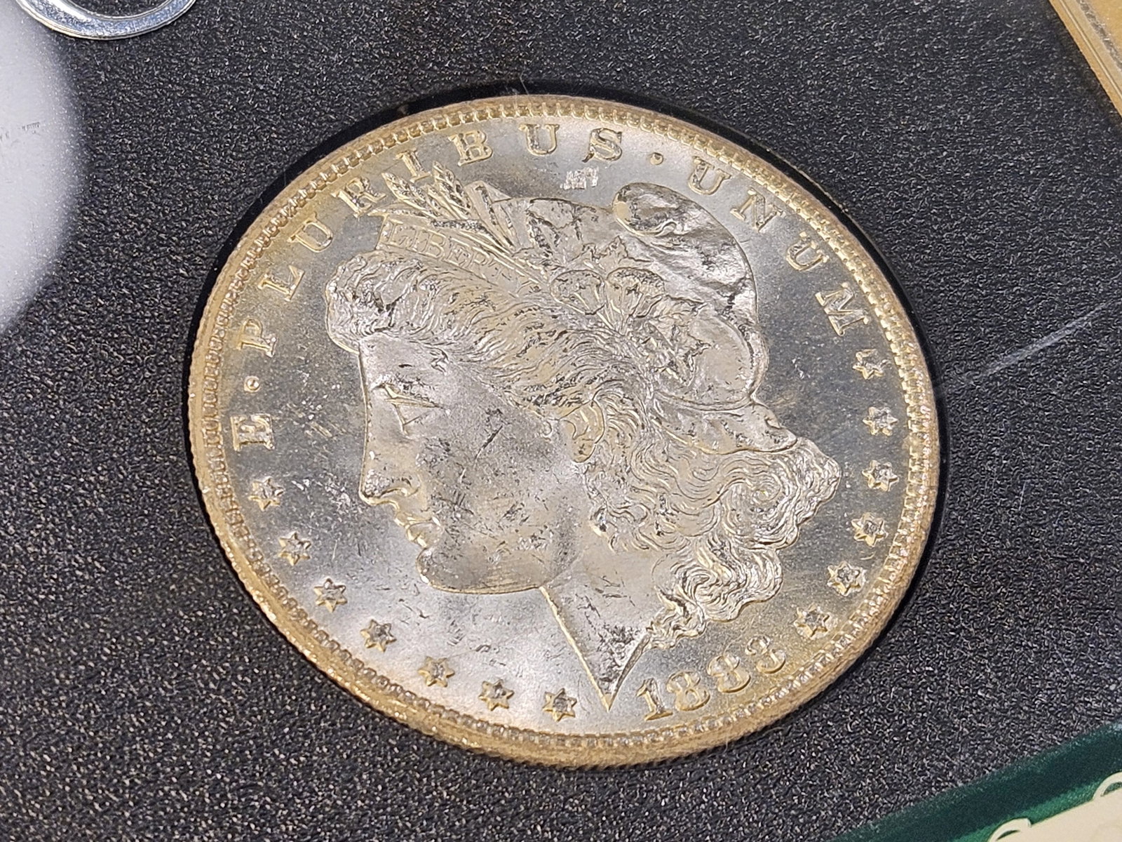 KEY DATE! CACG 1883-CC Morgan Silver Dollar in Mint State 63 - 2