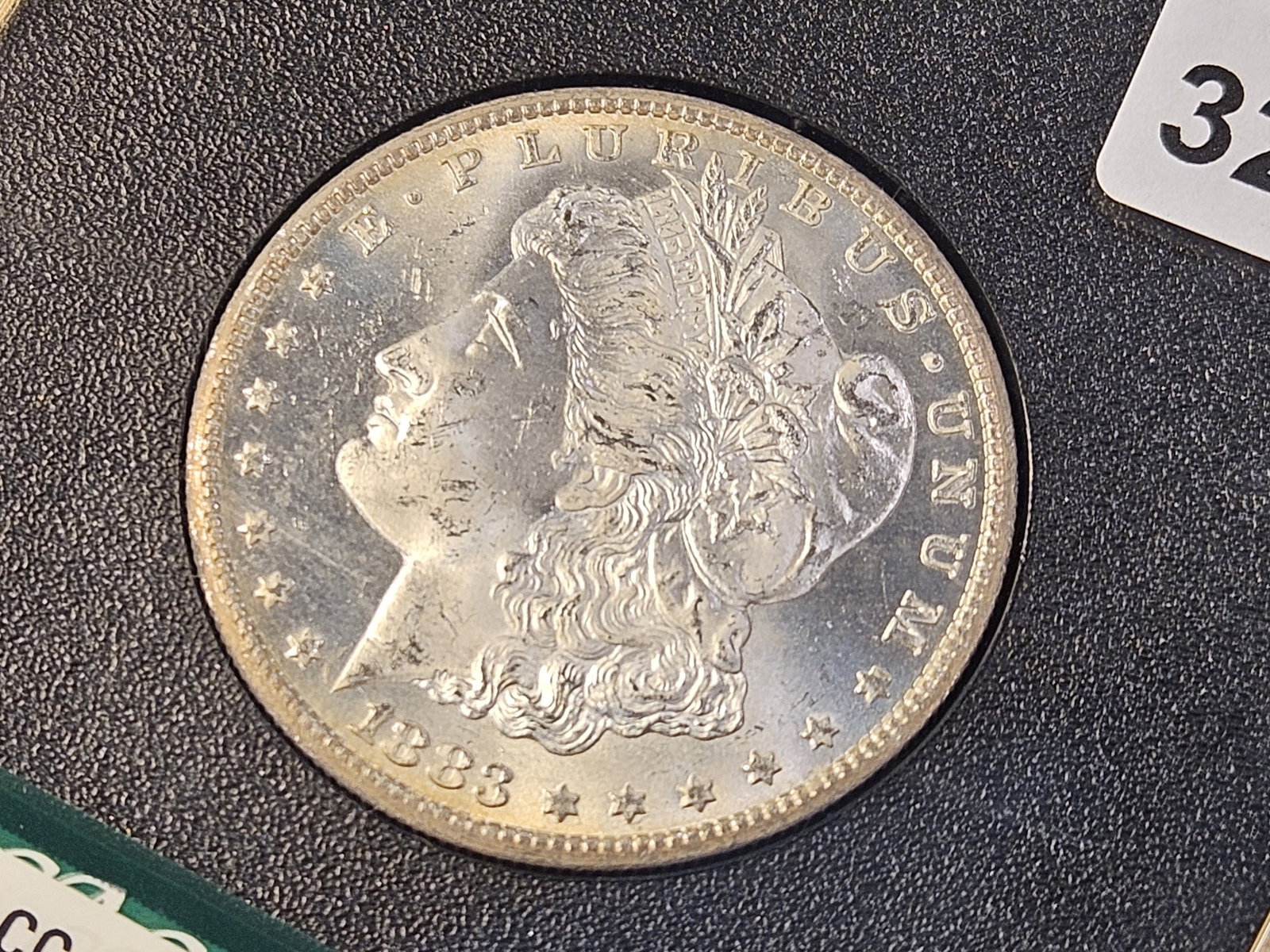 KEY DATE! CACG 1883-CC Morgan Silver Dollar in Mint State 63 - 3