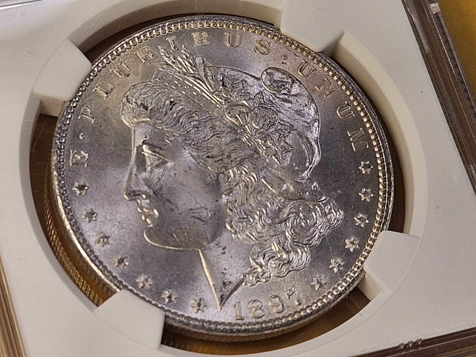 GEM! PCGS 1897 Morgan Silver Dollar in Mint State 65 - 2