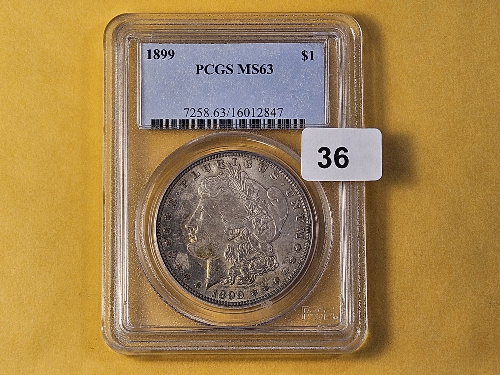 Better Date PCGS 1899 Morgan Silver Dollar in Mint State 63 - 2