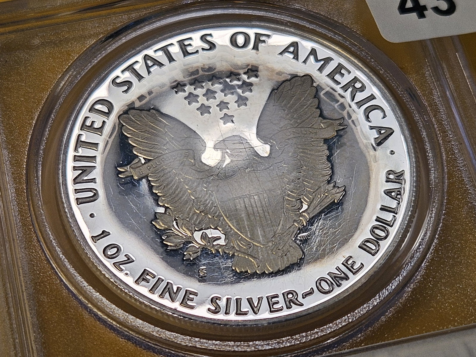 PERFECT! PCGS 1986-S American Silver Eagle in Proof 70 Deep Cameo - 3