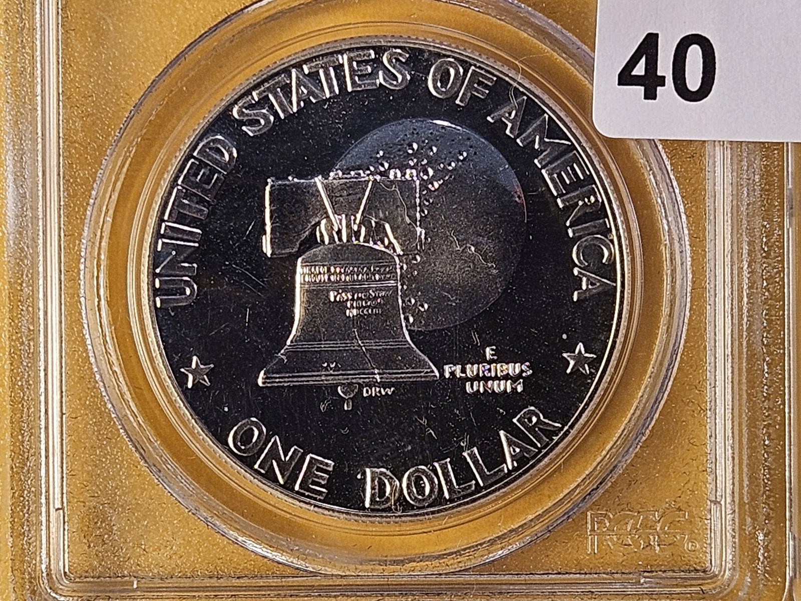 Two PCGS 1976-S Eisenhower Silver Dollars in GEM Proof - 2