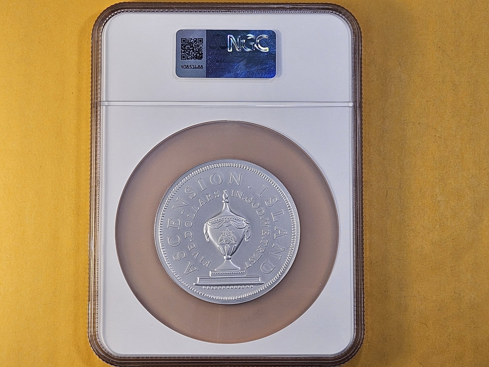 PERFECT! NGC 2024 Five Troy Ounce .999 Fine Silver Medal in Proof 70 Deep Cameo - 3