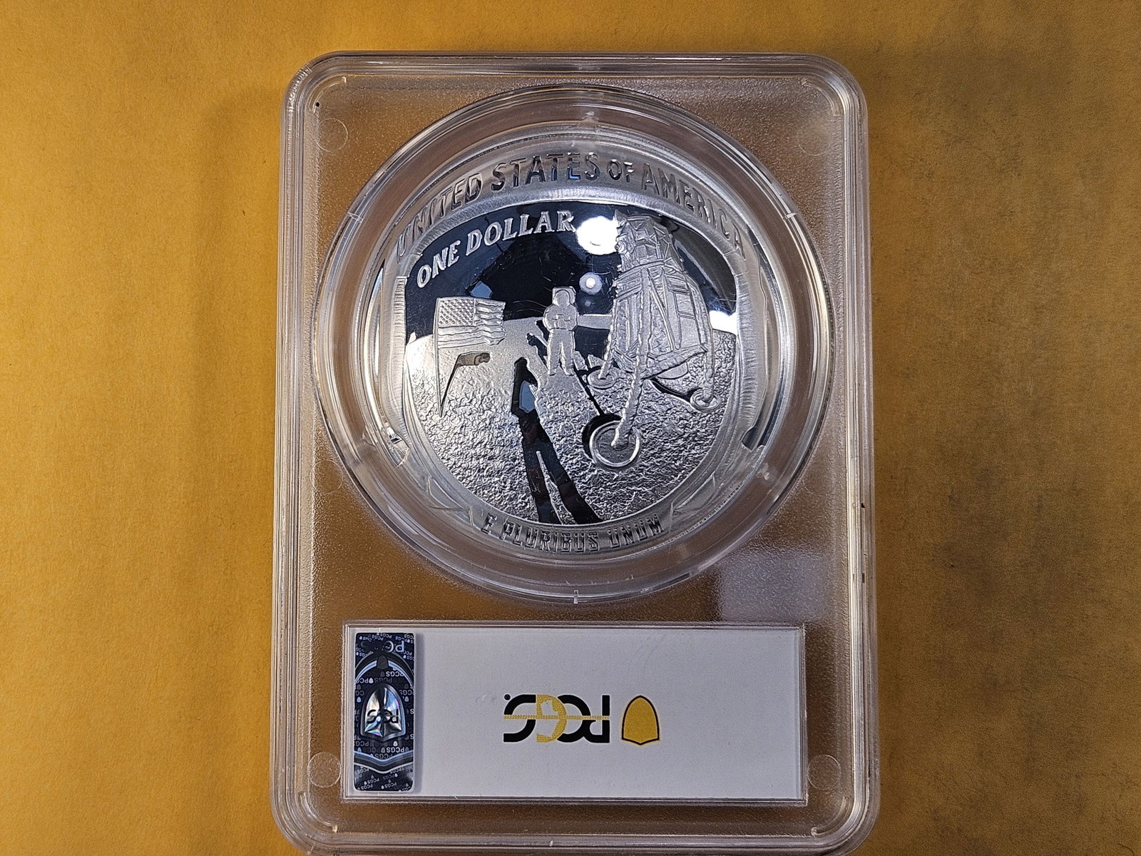 PERFECT! PCGS 2019 Five Troy Ounce .999 Fine Silver Medal in Proof 70 Deep Cameo - 3