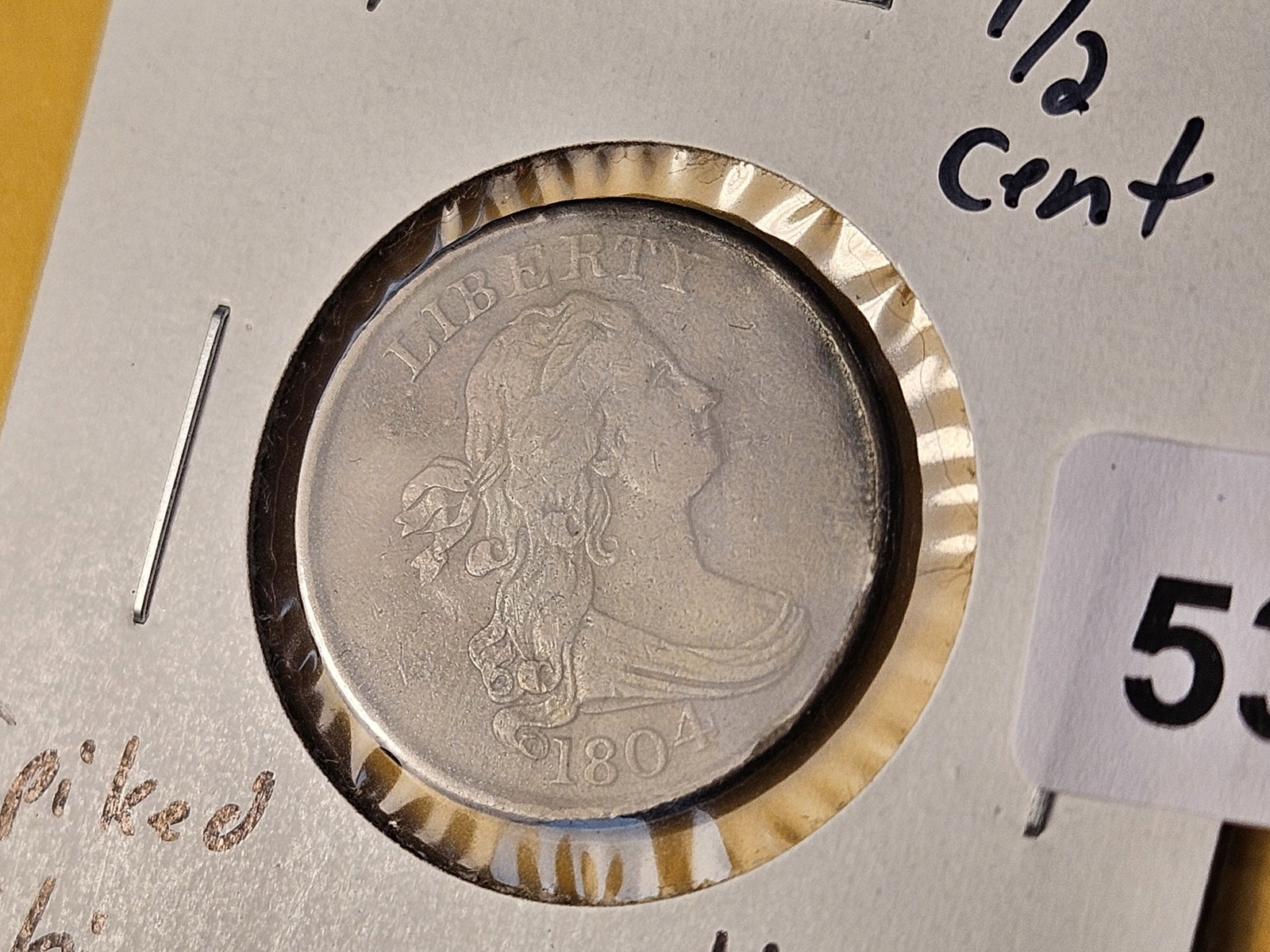 Better Grade 1804 Braided Hair Half Cent - 2