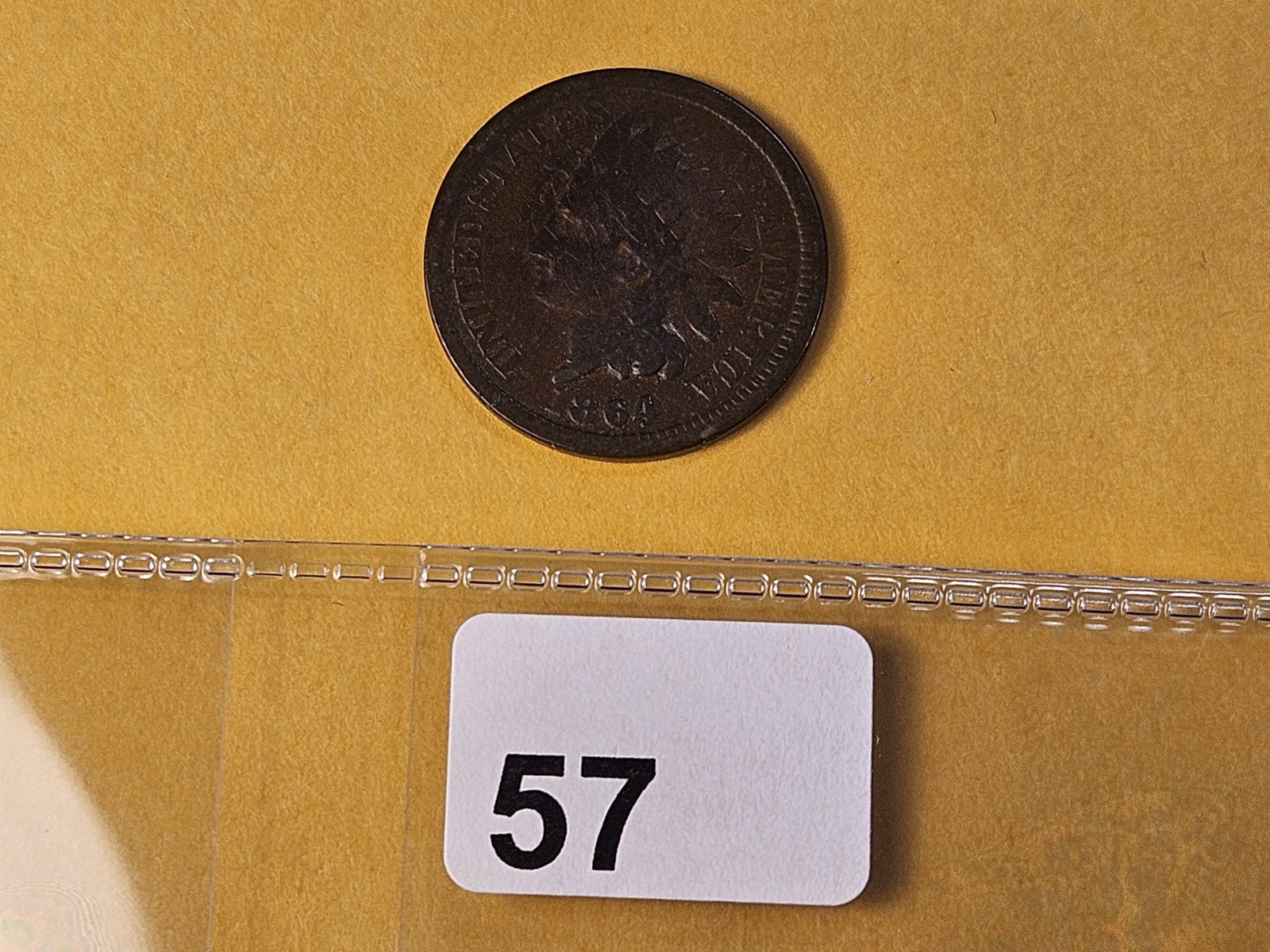 Semi-Key Date! 1864-L Indian Head Cent - 2