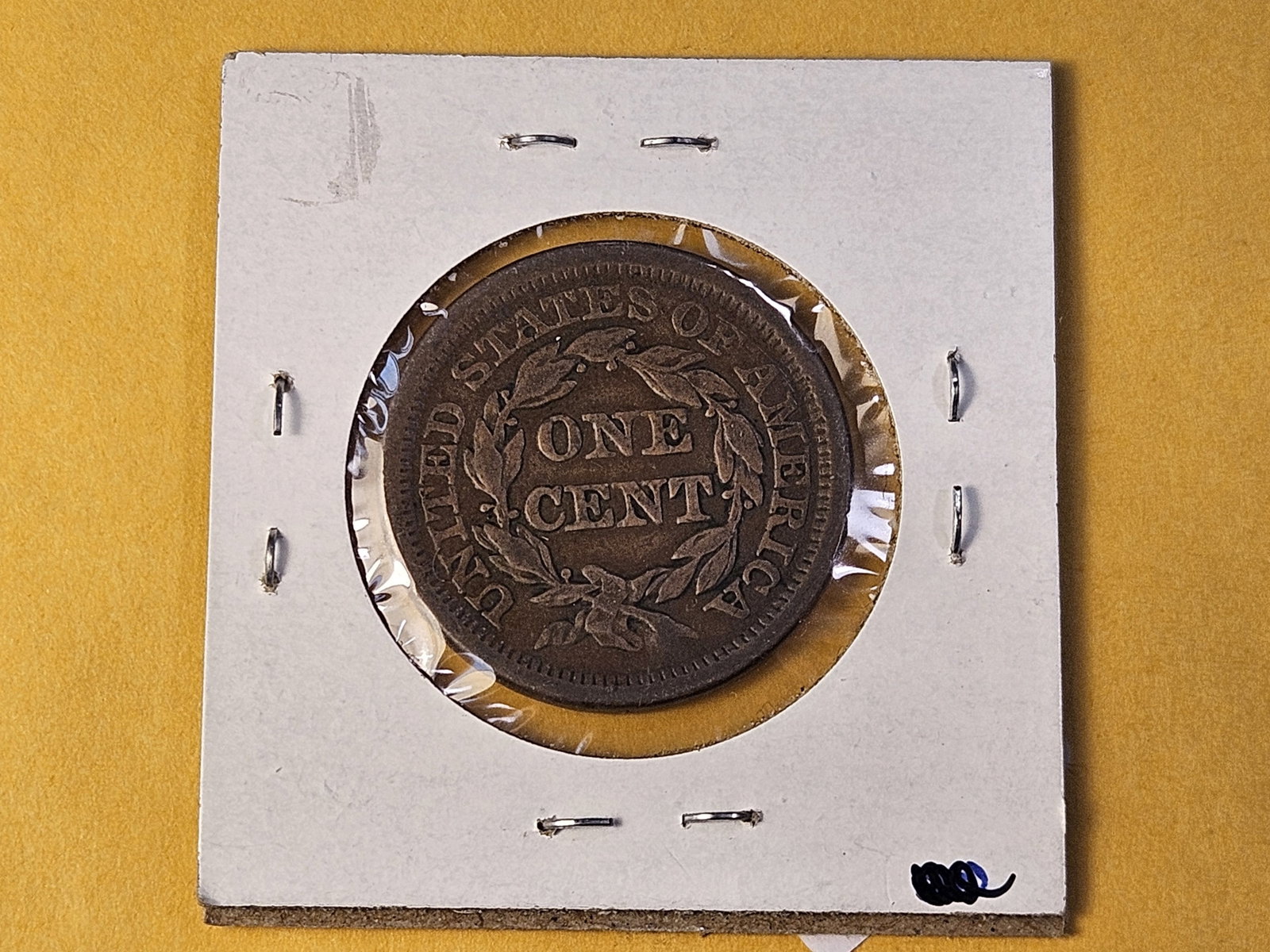 1854 Braided Hair Large Cent - 3