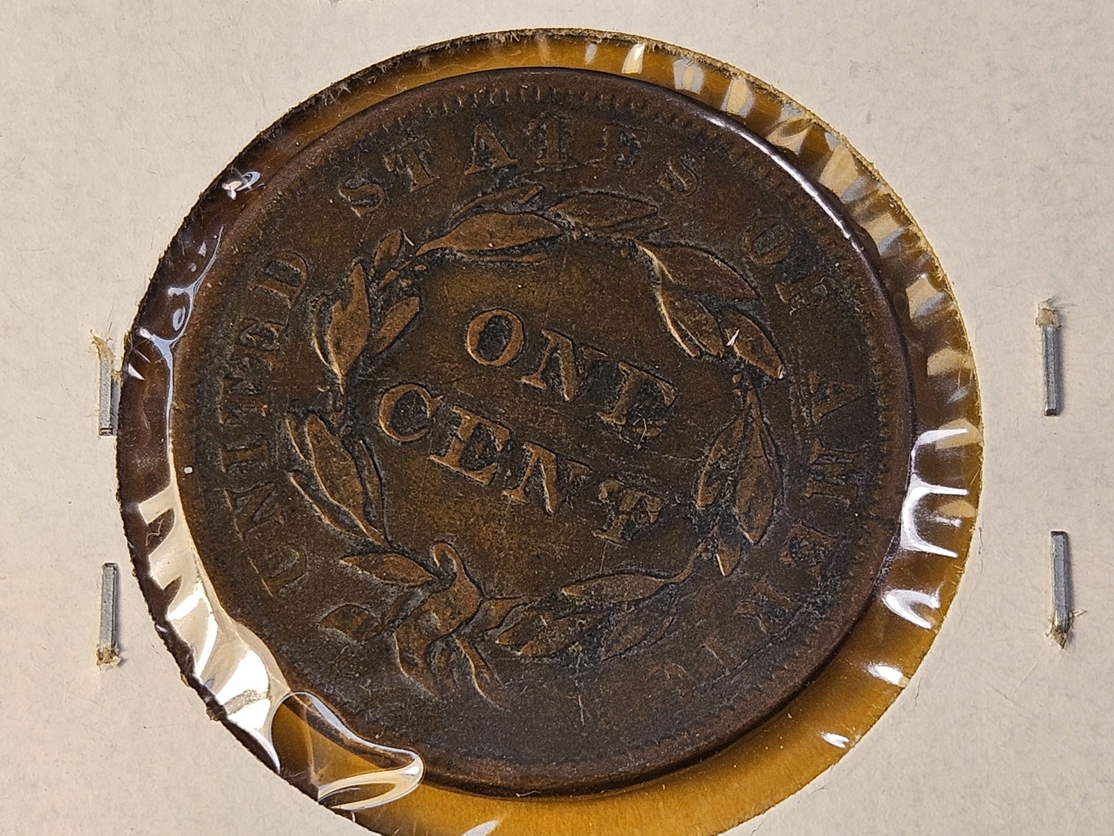 1839 Coronet Head Large Cent - 4