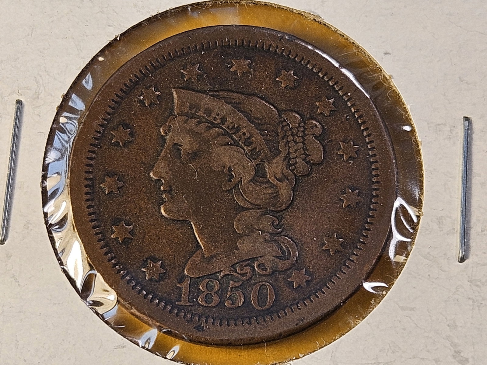 Two Circulated US Large Cents - 3