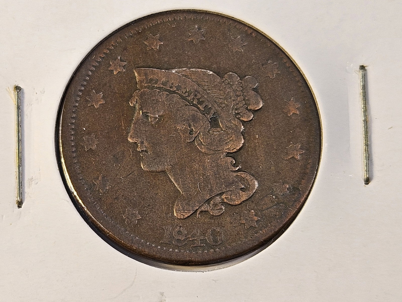 Two Circulated US Large Cents - 3