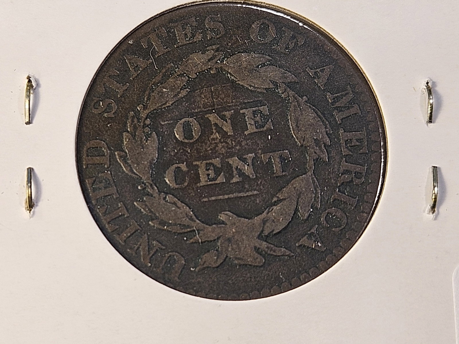 Two Circulated US Large Cents - 5