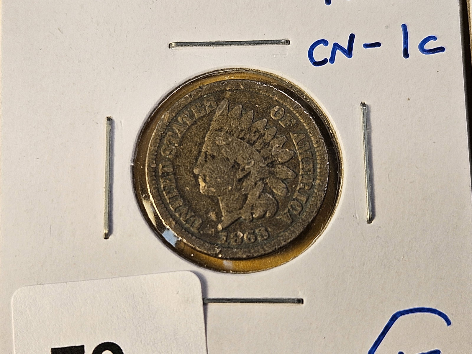 Six Circulated Indian Head Cents - 2