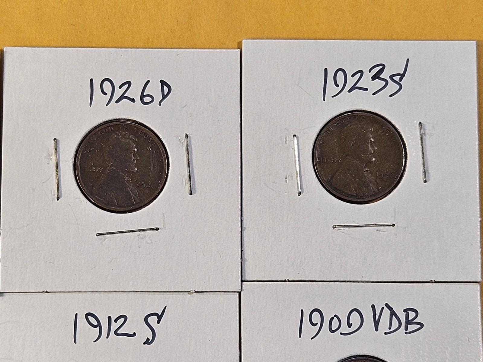 Eight Circulated Lincoln Wheat Cents - 3