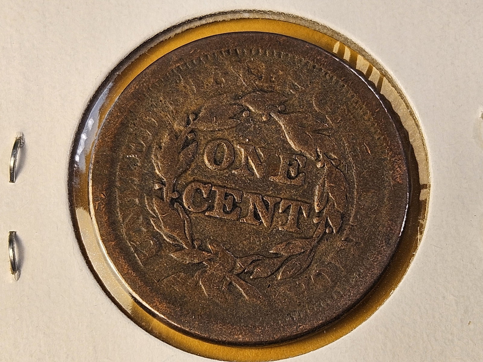Two Circulated US Large Cents - 5