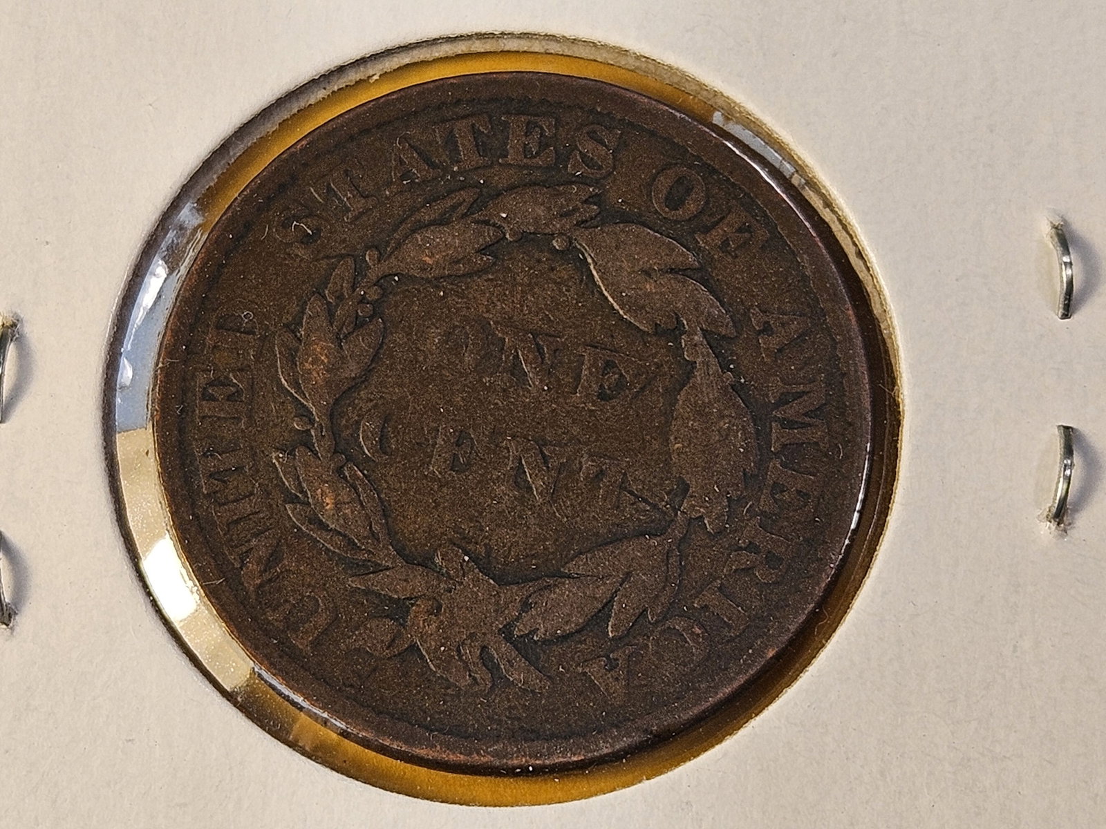 Two Circulated US Large Cents - 6