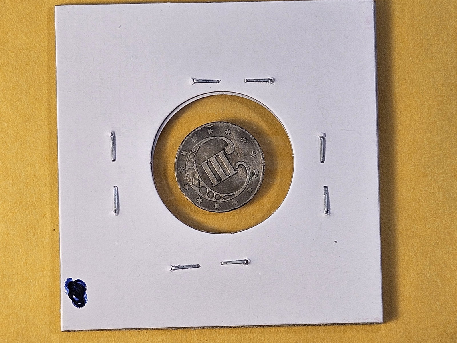 Better Grade 1852 Three Cent Silver Trime - 3