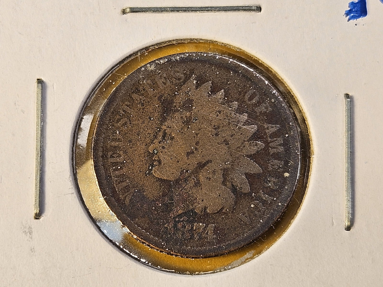 Six Circulated Indian Head Cents - 2