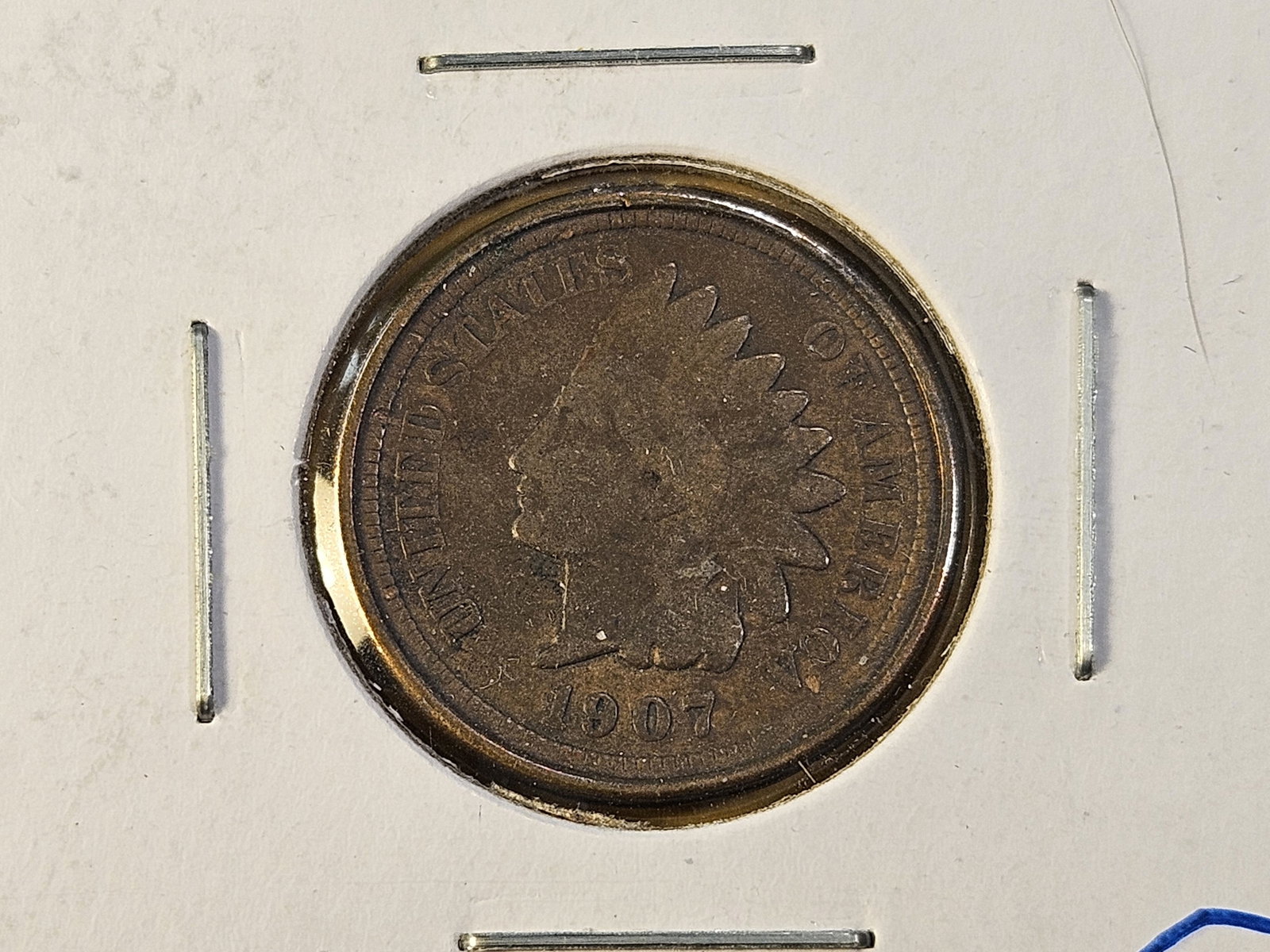 Six Circulated Indian Head Cents - 6