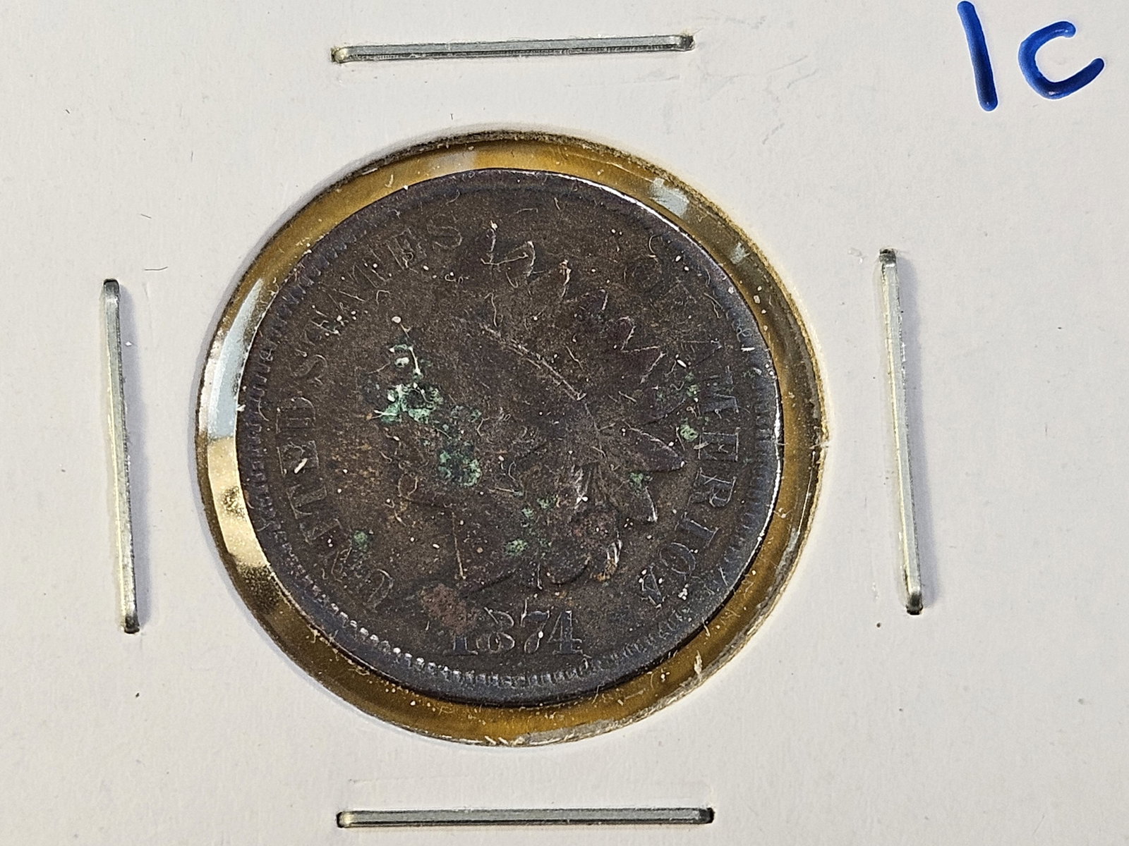 Six Circulated Indian Head Cents - 7
