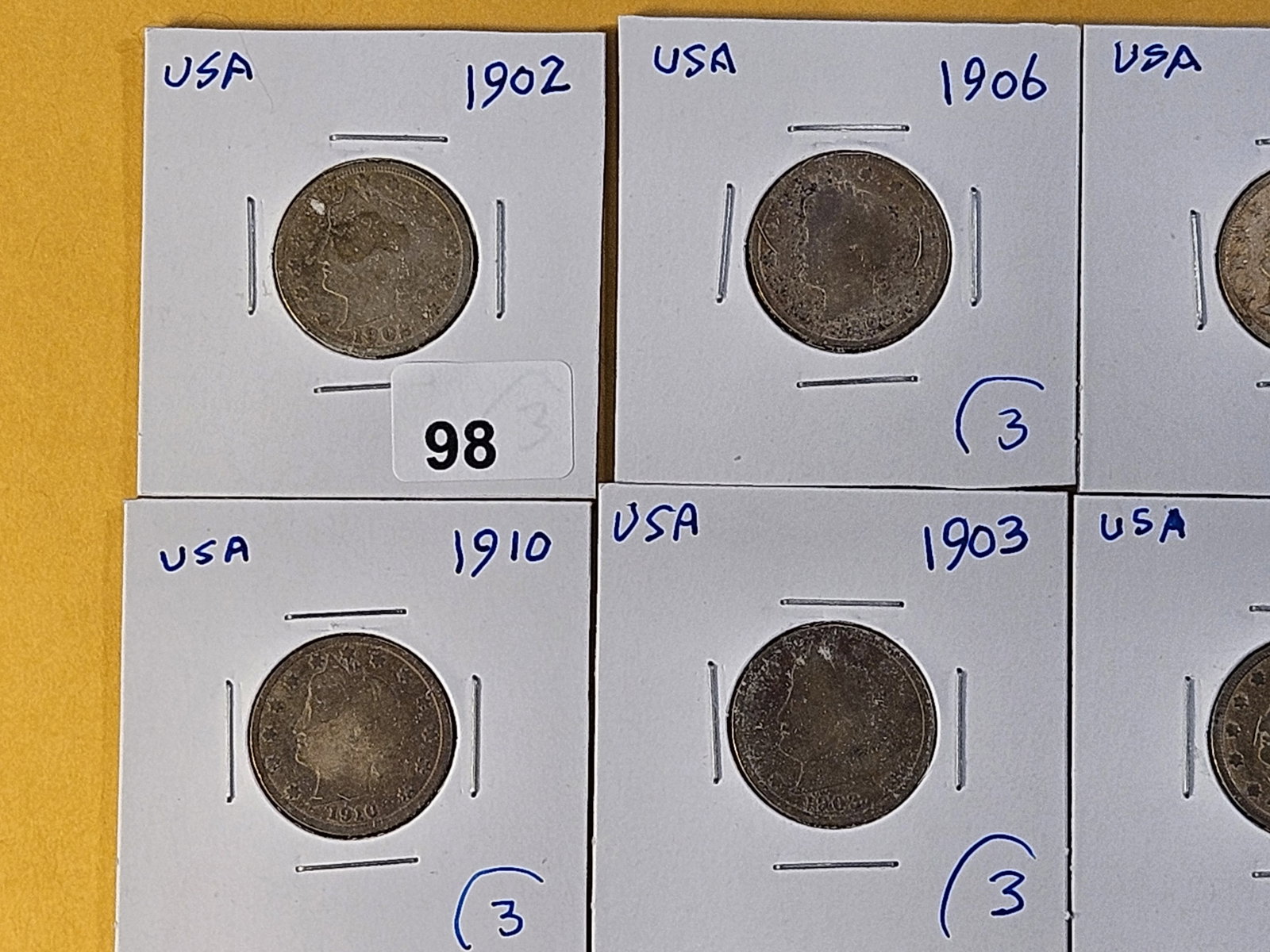 Eleven Circulated Liberty V Nickels - 2