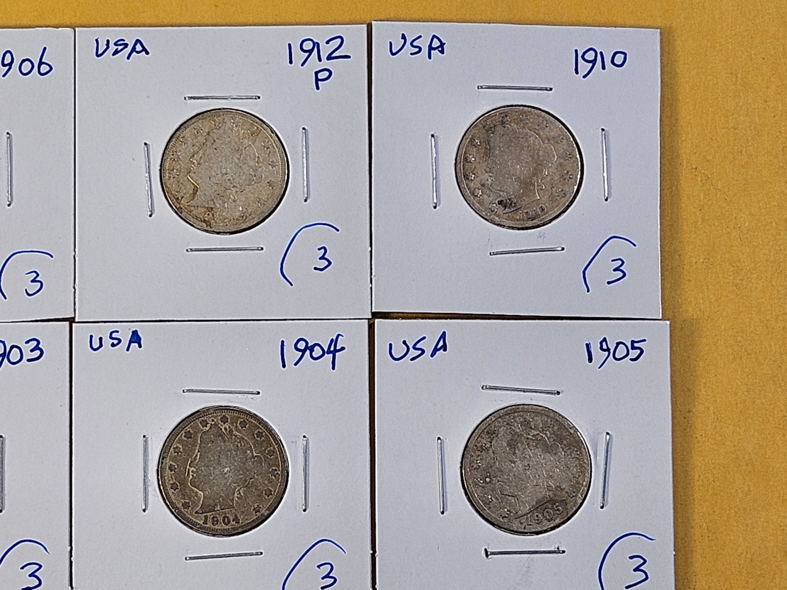 Eleven Circulated Liberty V Nickels - 3