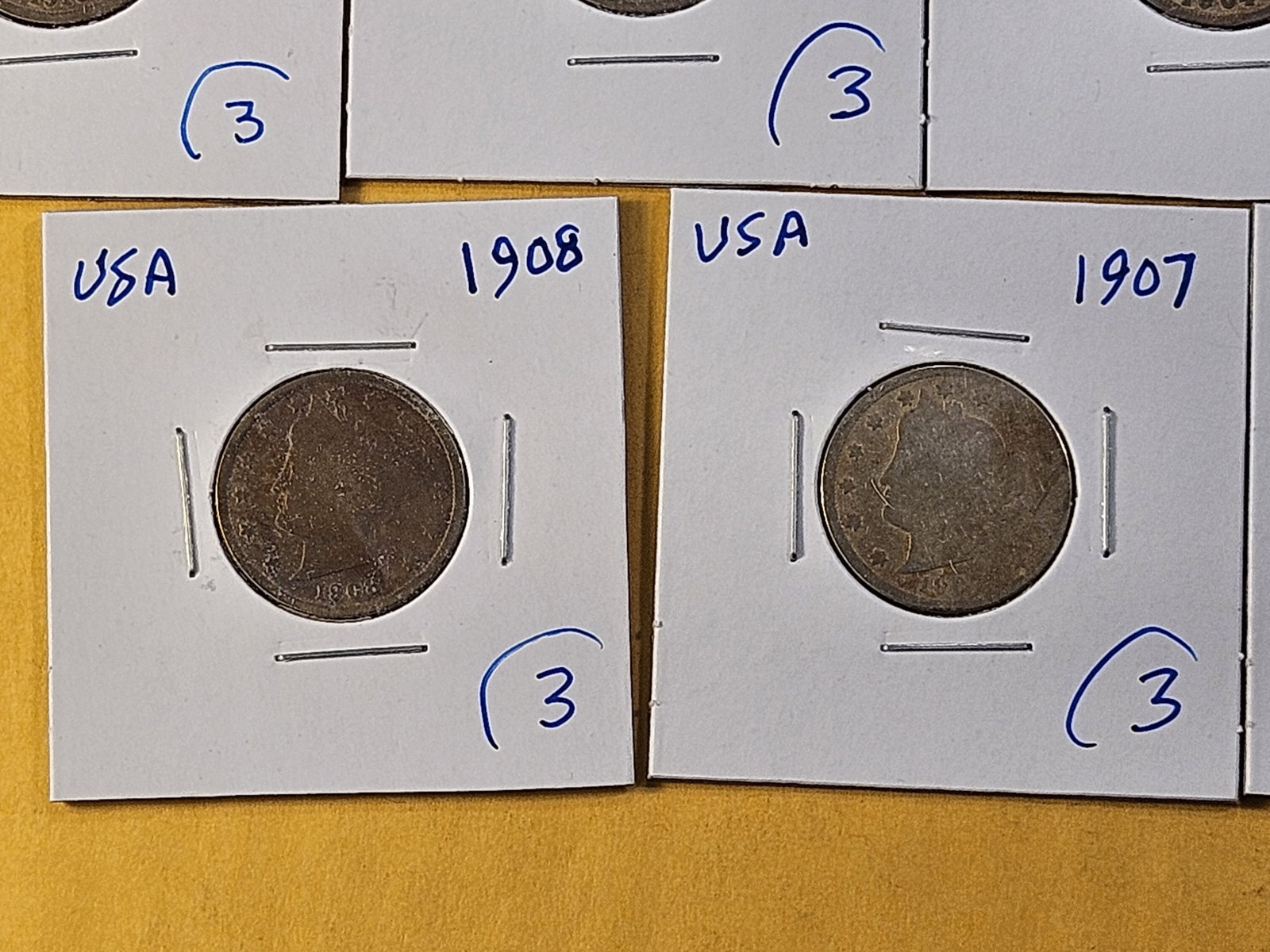 Eleven Circulated Liberty V Nickels - 4