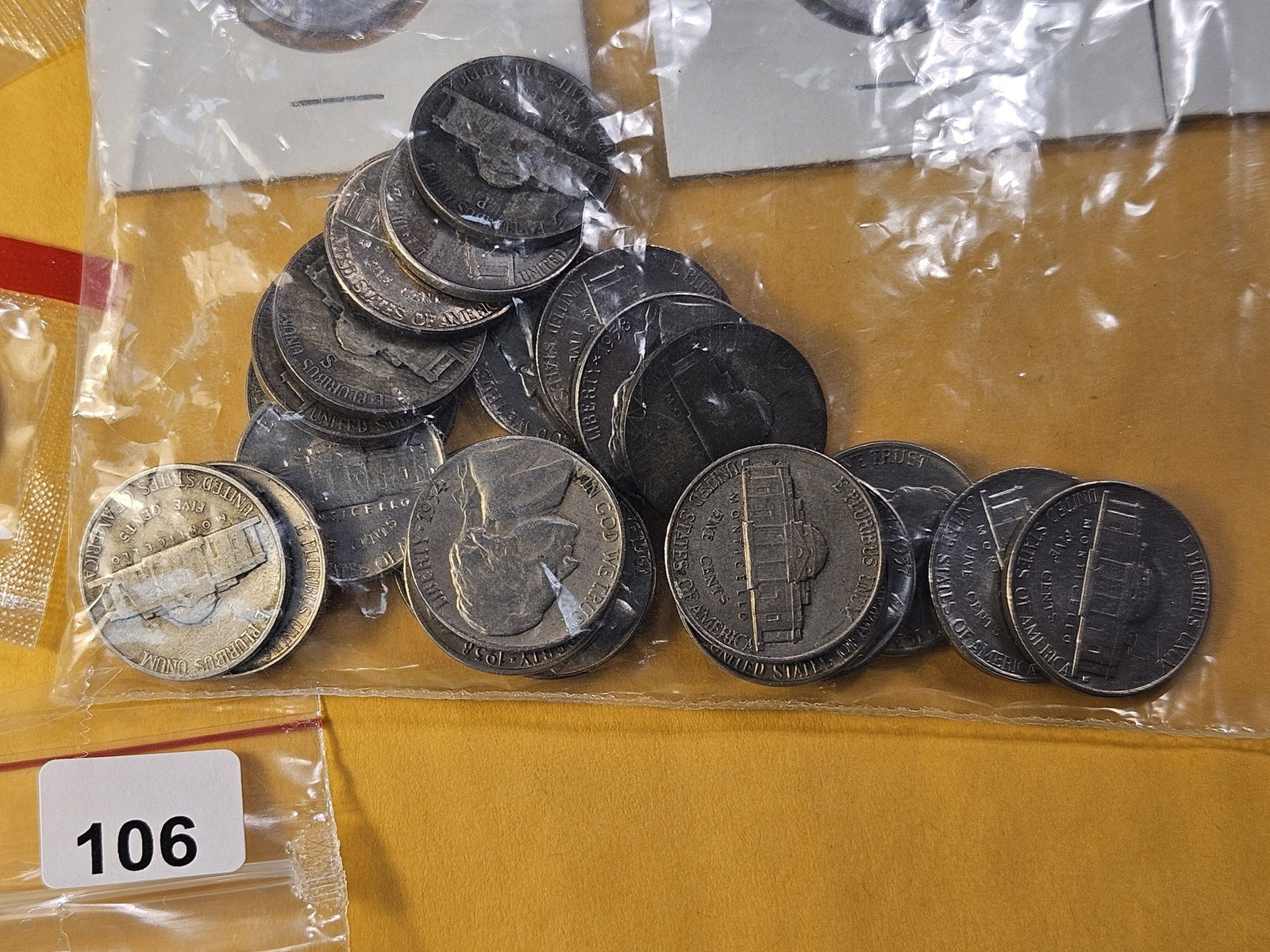 Thirty-Eight Mixed Jefferson Nickels, Five are Silver - 6