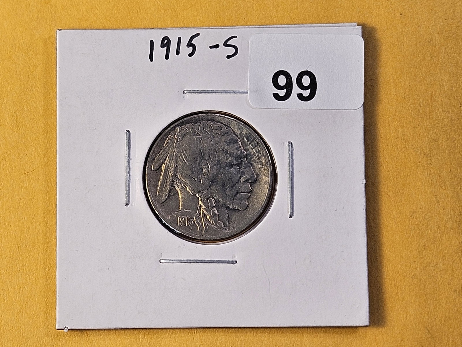 Better Date 1915-S Buffalo Nickel - 2