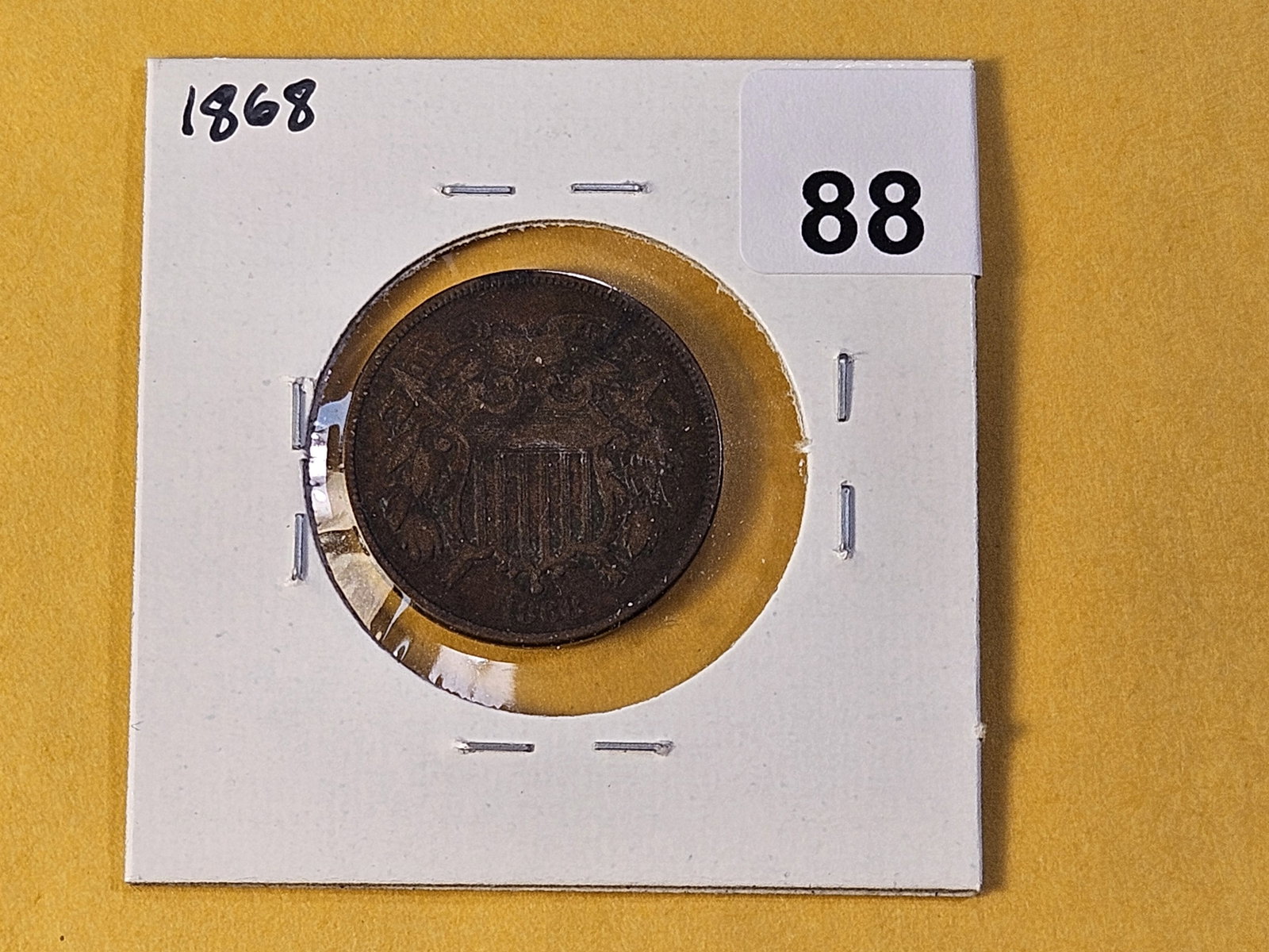 1868 Two Cent Piece - 2
