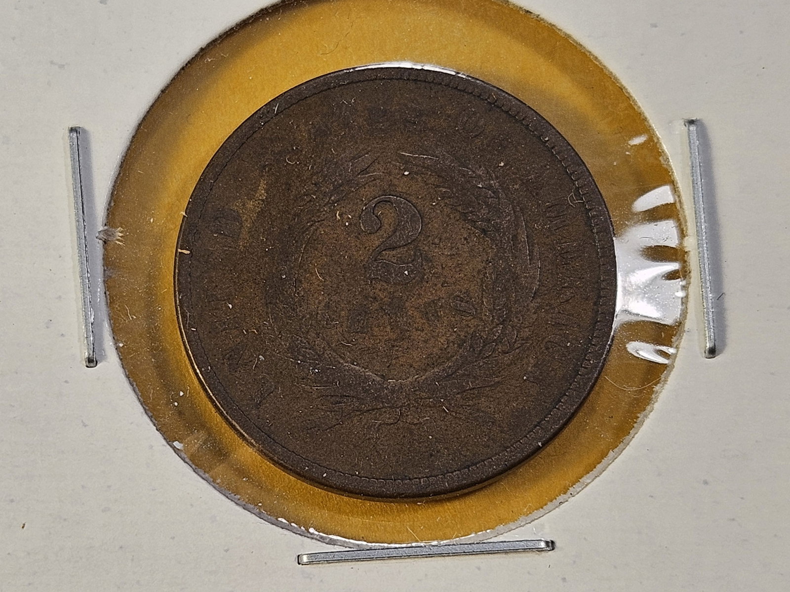 Two Circulated Two Cent Pieces - 6