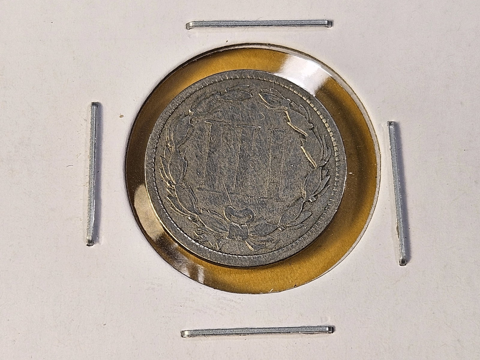 Two Circulated Three Cent Nickels - 5