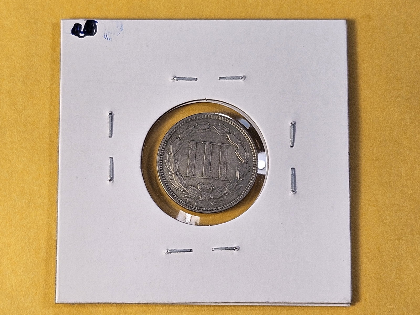 1866 Three cent Nickel - 3