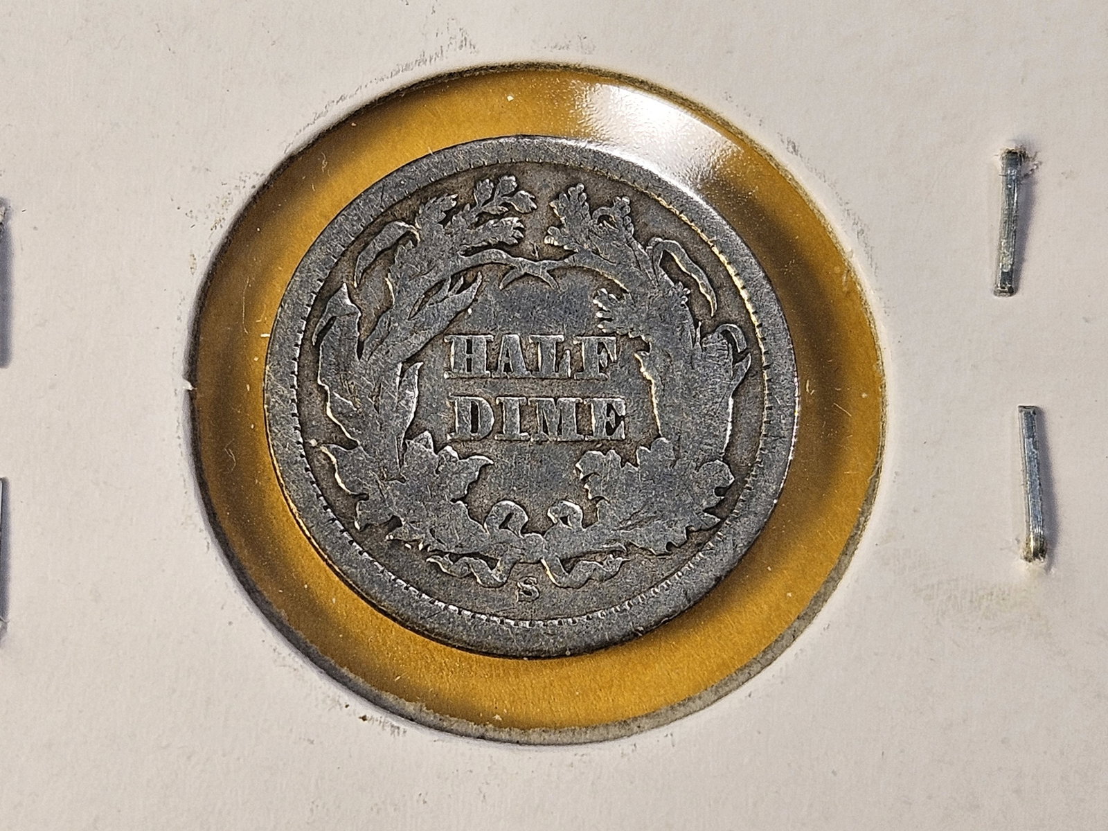 Semi-Key Date! 1864-S Seated Liberty Silver Half Dime - 4